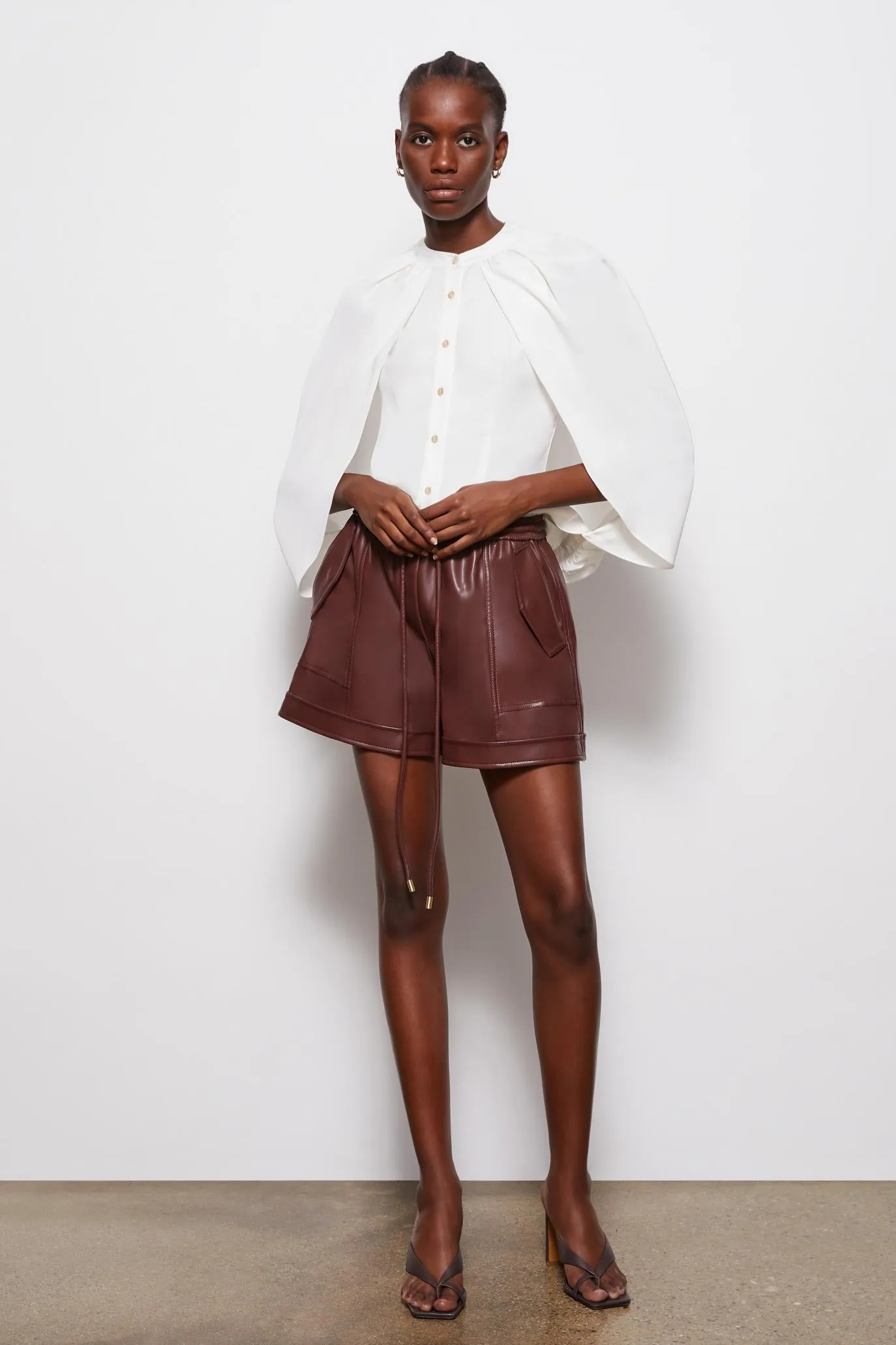 Linen Cape Top sold by Simkhai product image thumbnail 2