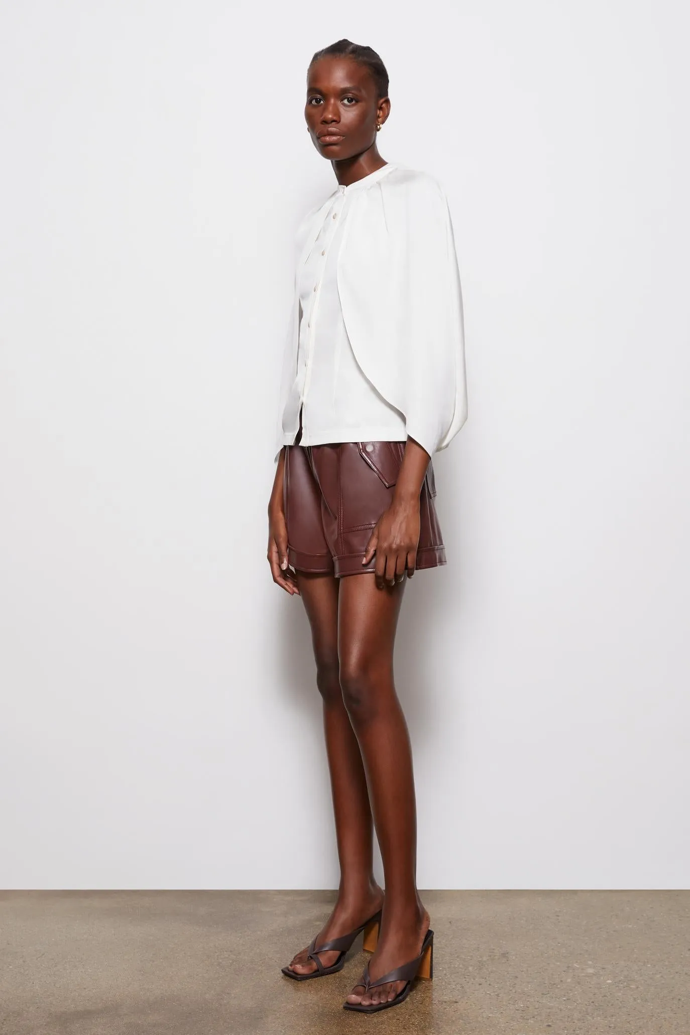 Linen Cape Top sold by Simkhai product image thumbnail 5