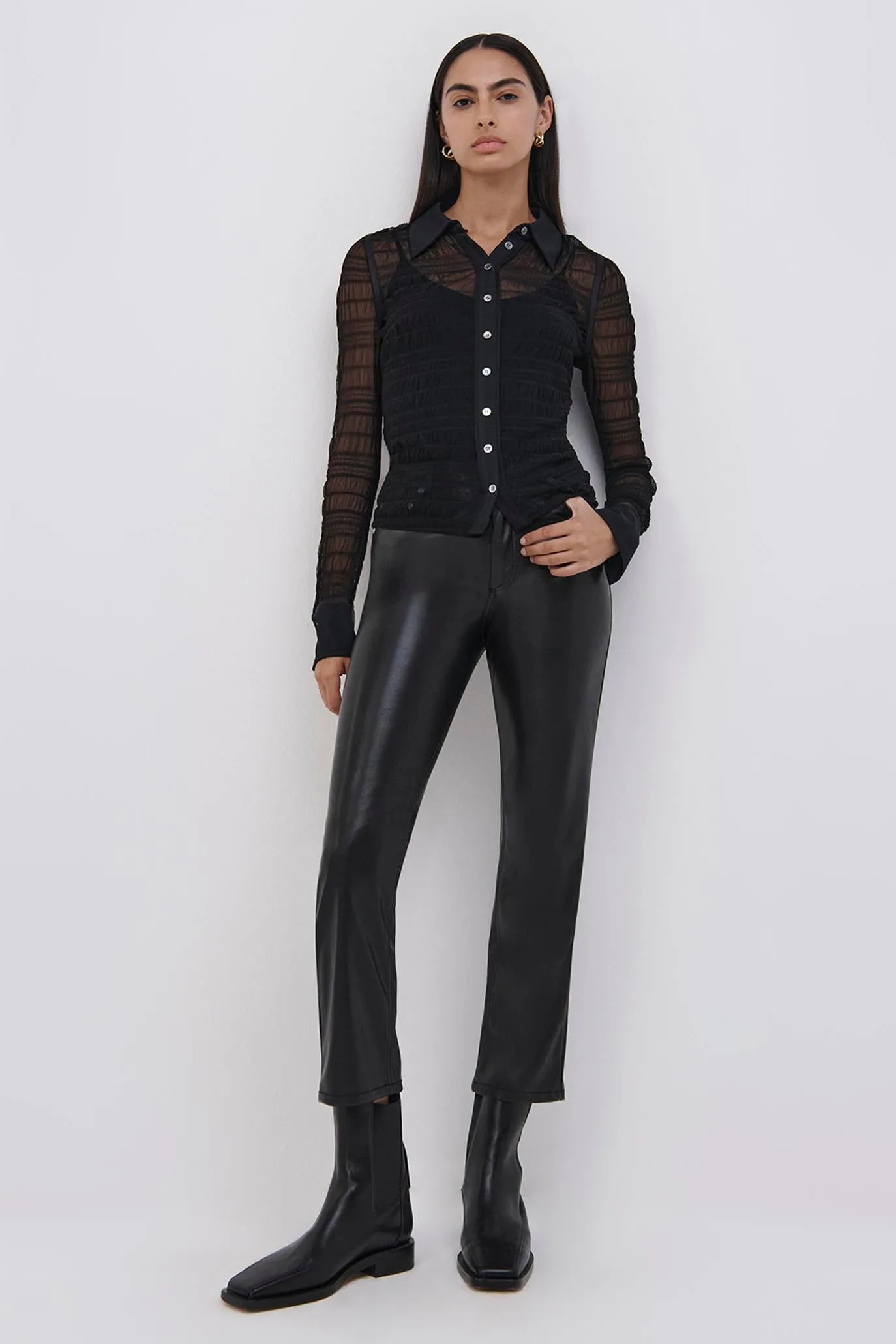 Robin Seersucker Top sold by Simkhai product image thumbnail 4