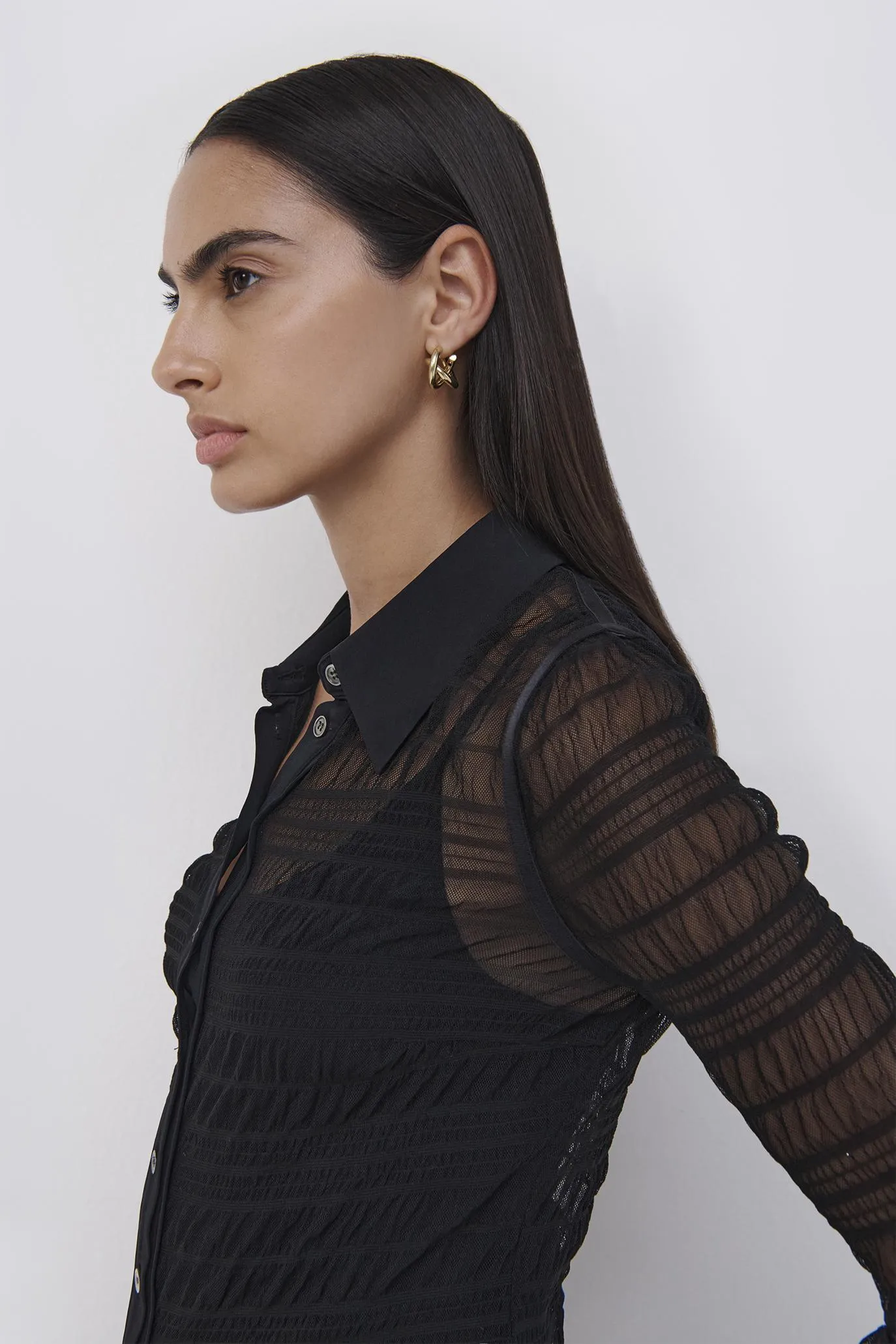 Robin Seersucker Top sold by Simkhai product image thumbnail 3