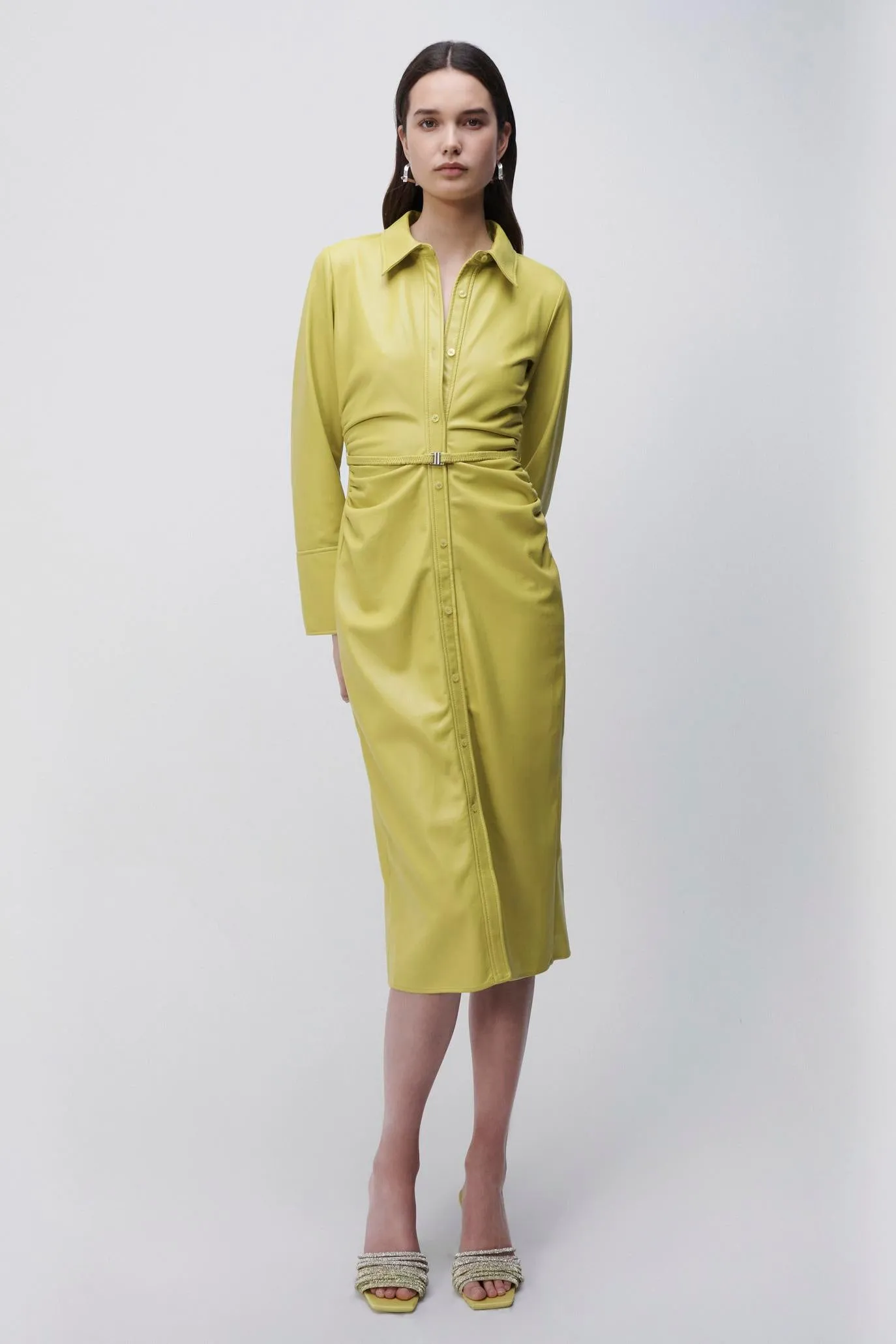 Hearst Eco-Stretch Vegan Midi Dress sold by Simkhai product image thumbnail 3