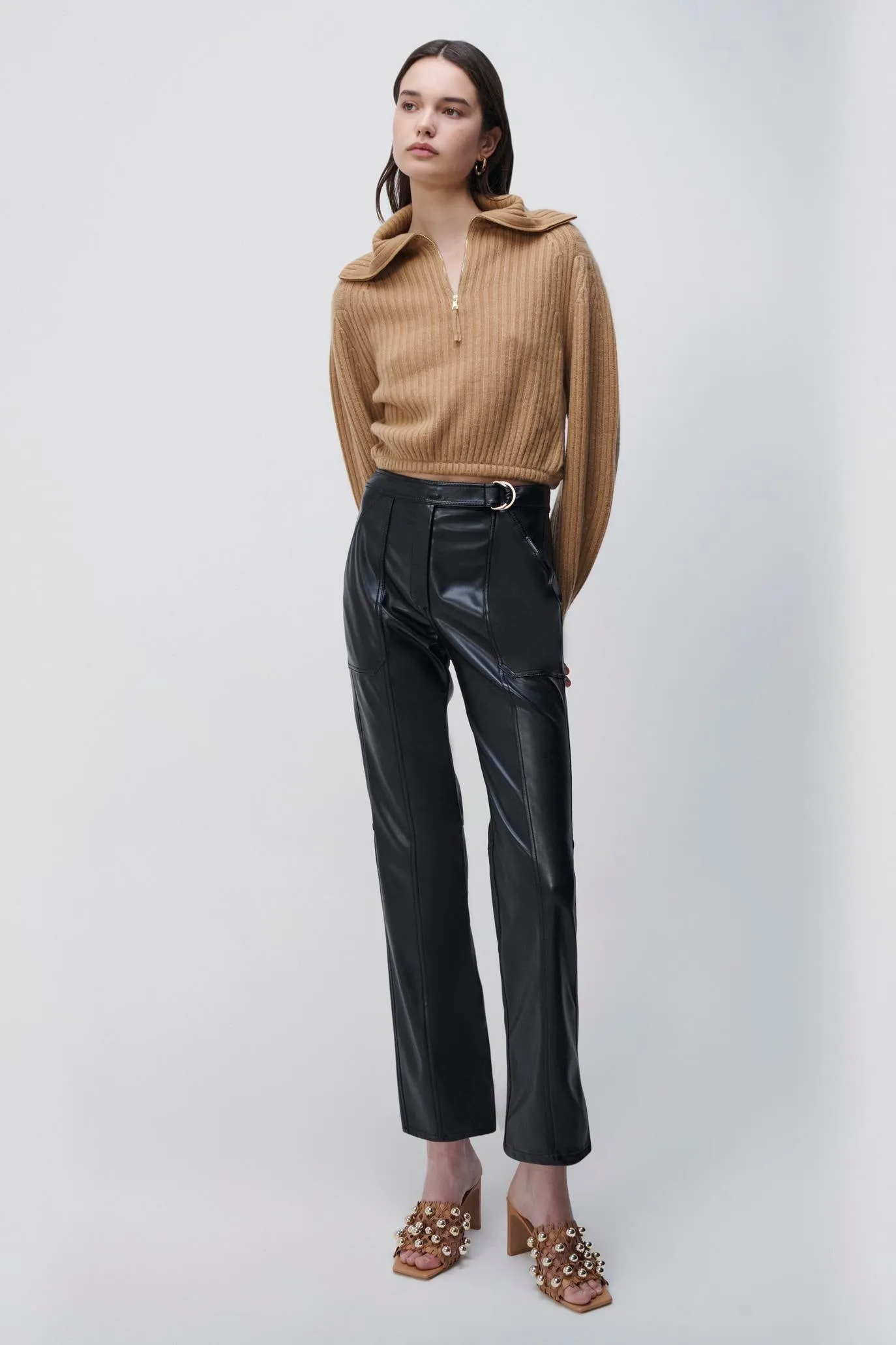 Janae Recycled Cashmere Turtleneck Pullover sold by Simkhai product image thumbnail 3