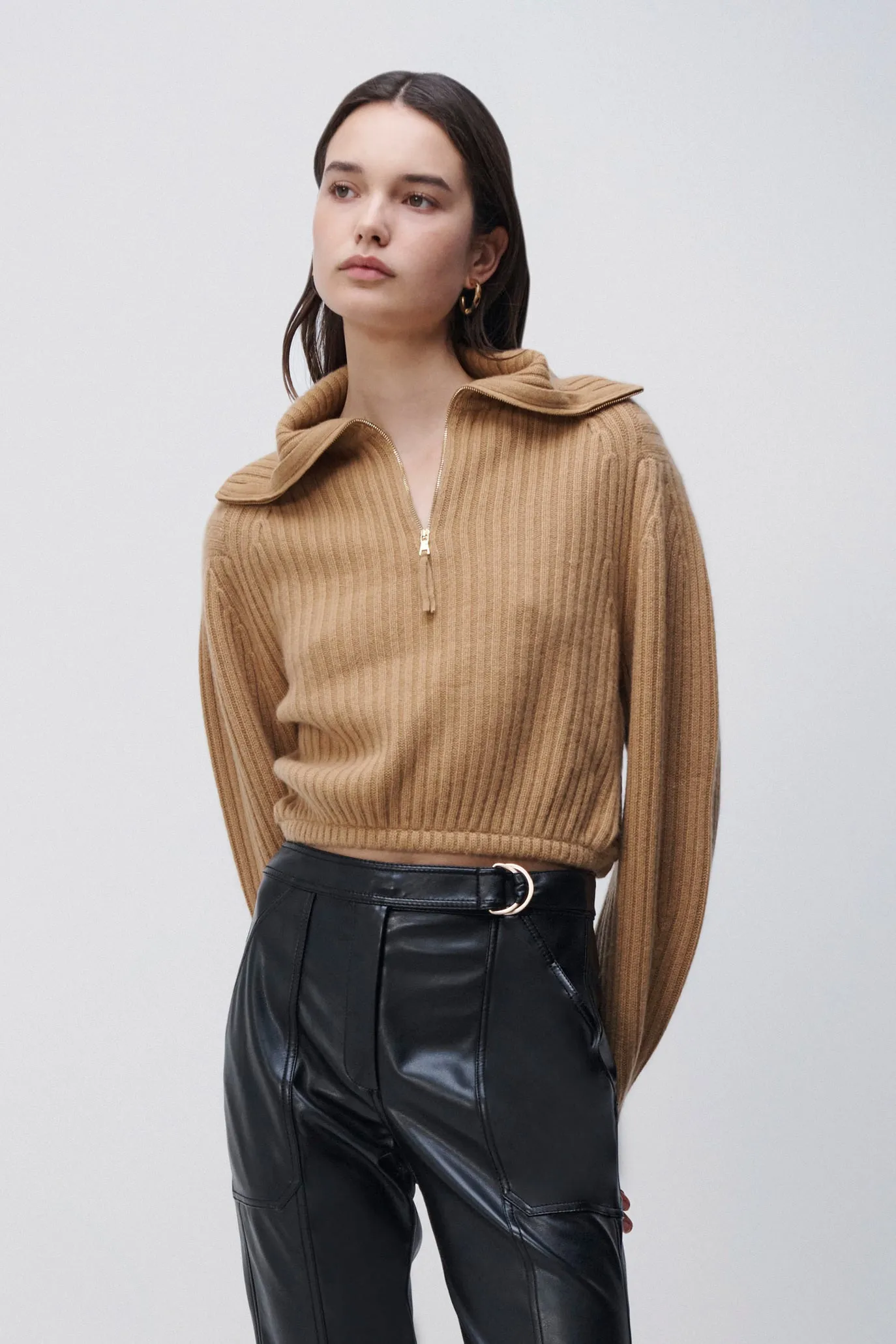 Janae Recycled Cashmere Turtleneck Pullover sold by Simkhai product image thumbnail 2