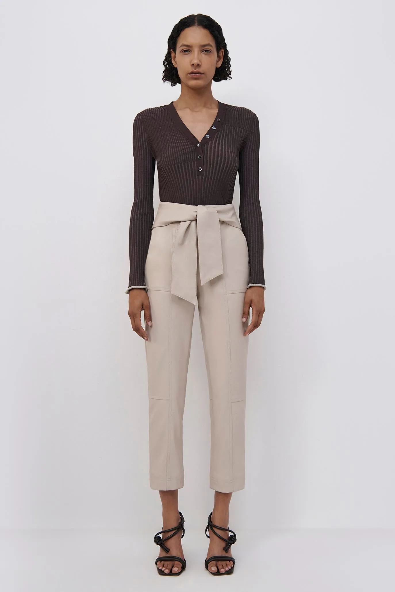 Memphis Plaited Henley Top sold by Simkhai product image thumbnail 4