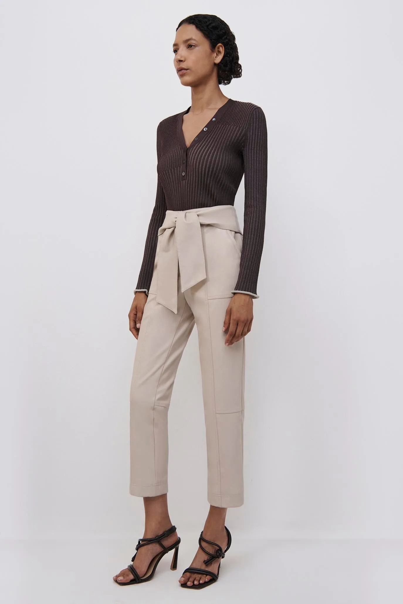 Memphis Plaited Henley Top sold by Simkhai product image thumbnail 5