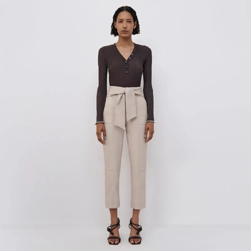 Memphis Plaited Henley Top made by Simkhai
