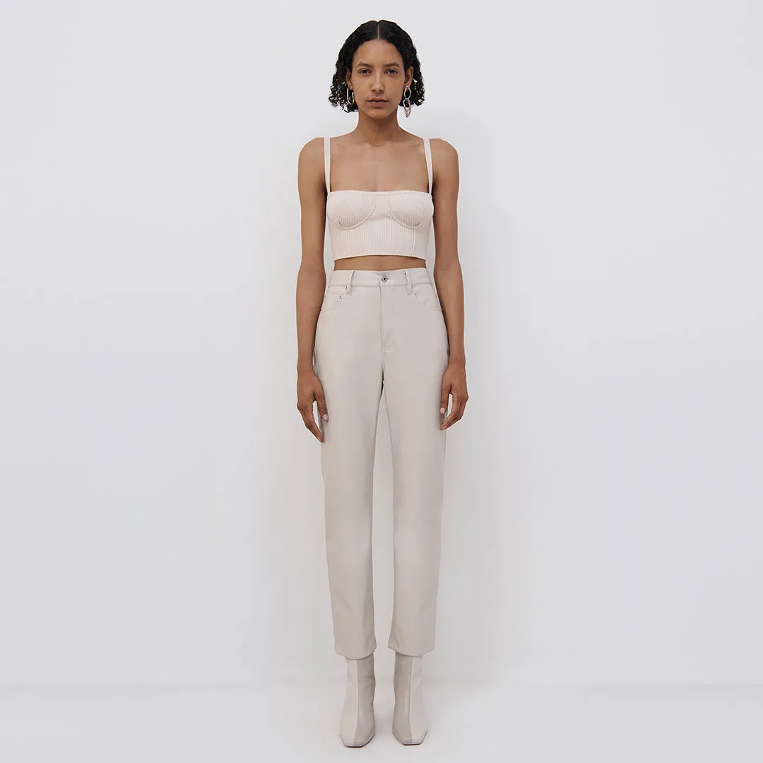 Gabby Recycled Rib Bralette sold by Simkhai