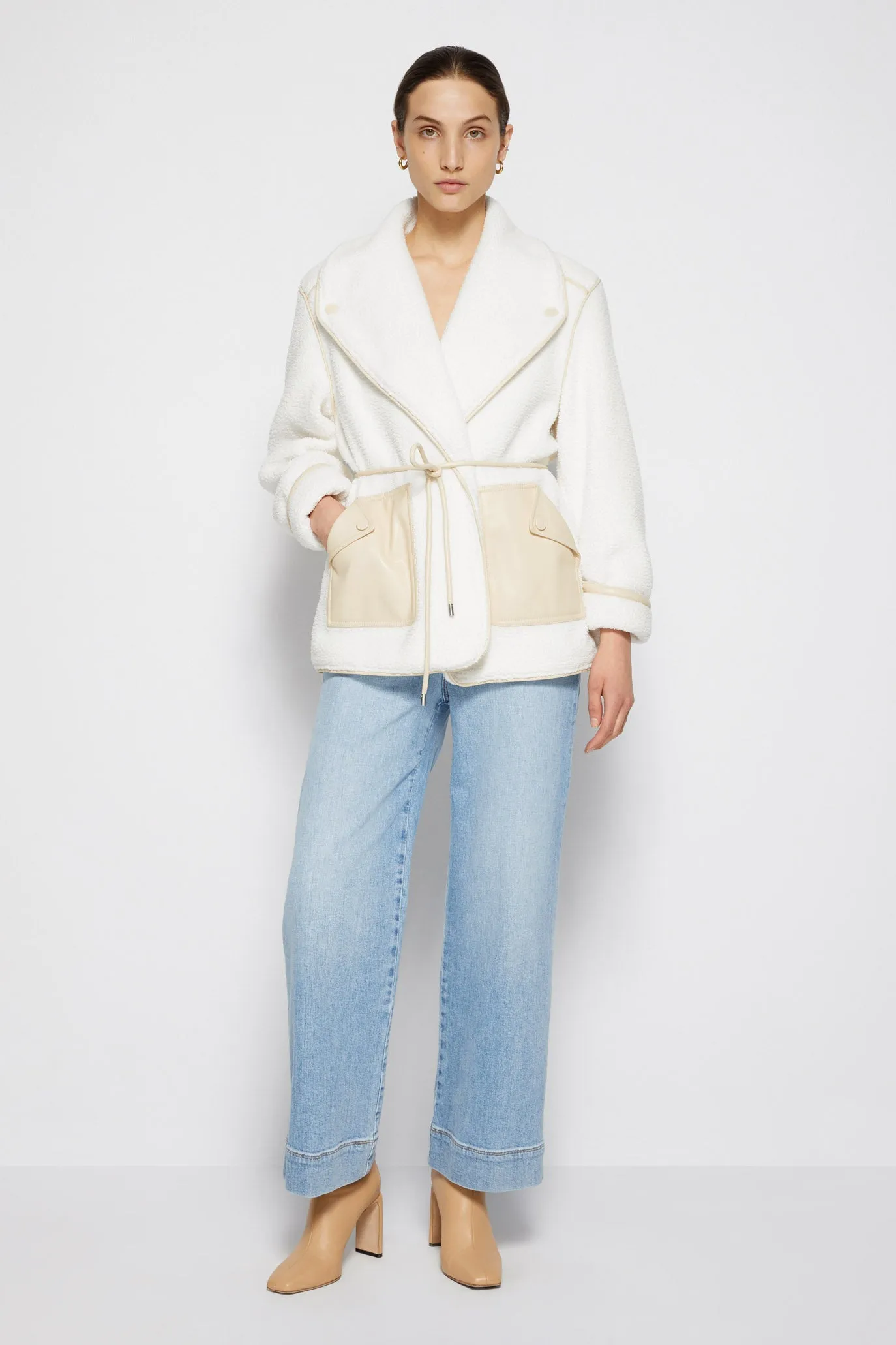 Kimia Eco-Fleece Jacket sold by Simkhai product image thumbnail 3