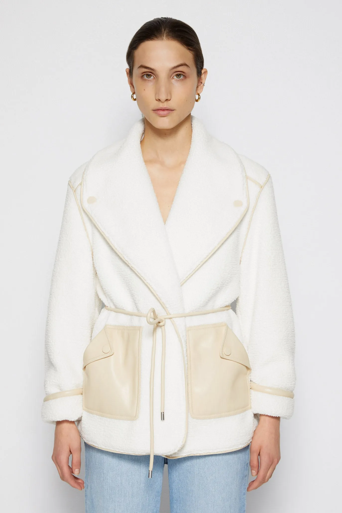 Kimia Eco-Fleece Jacket sold by Simkhai