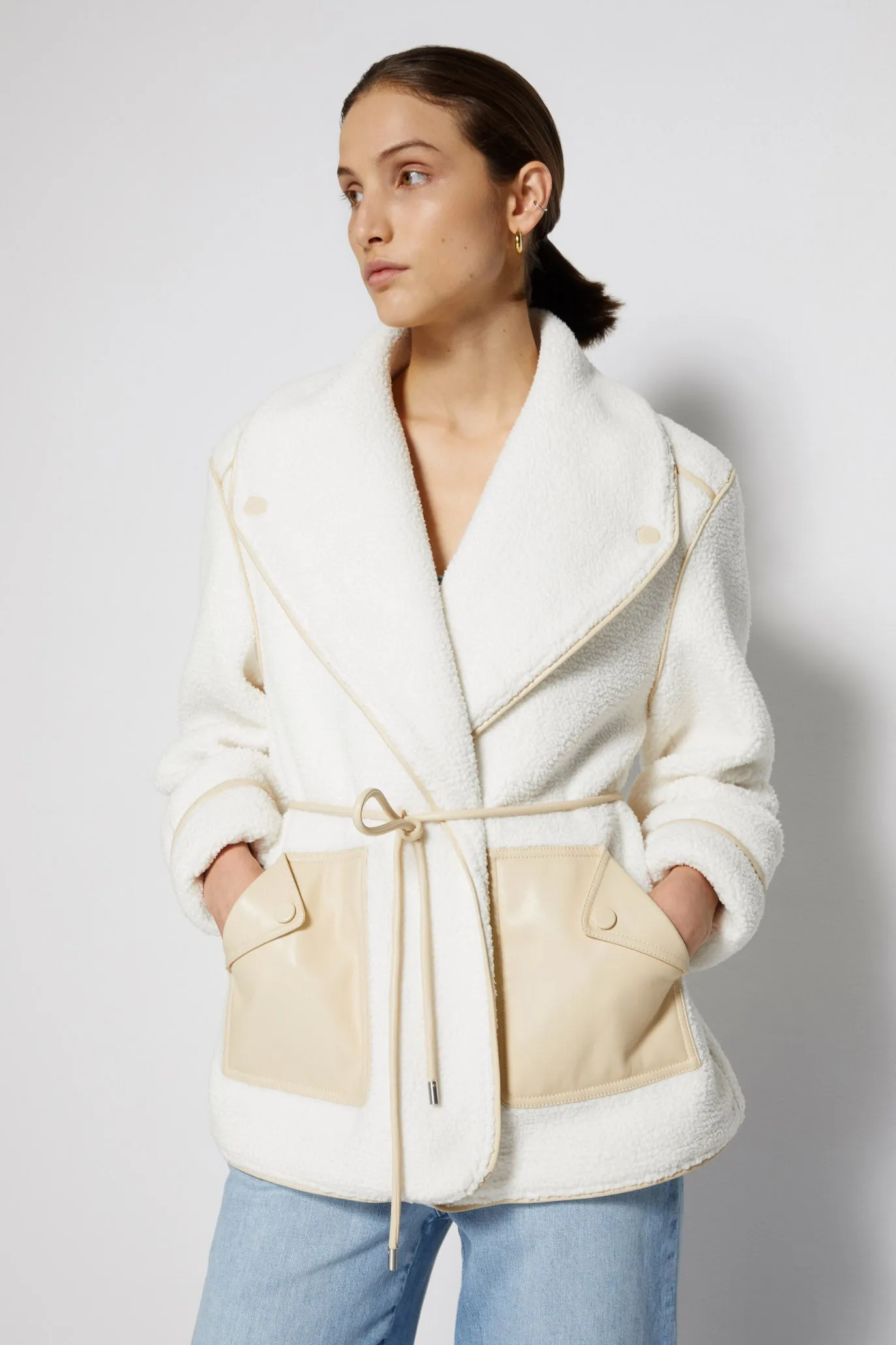 Kimia Eco-Fleece Jacket sold by Simkhai product image thumbnail 2
