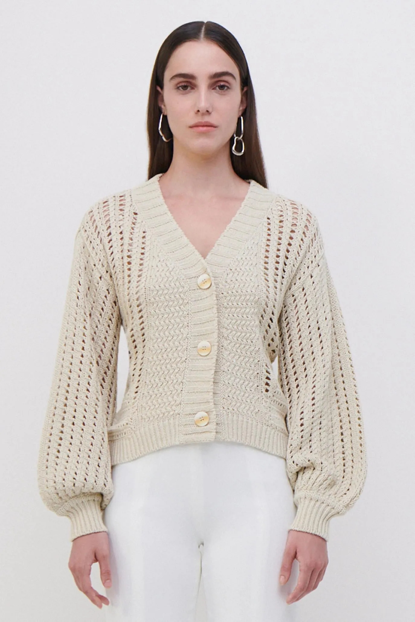 Amara Crochet Cardigan sold by Simkhai product image thumbnail 2