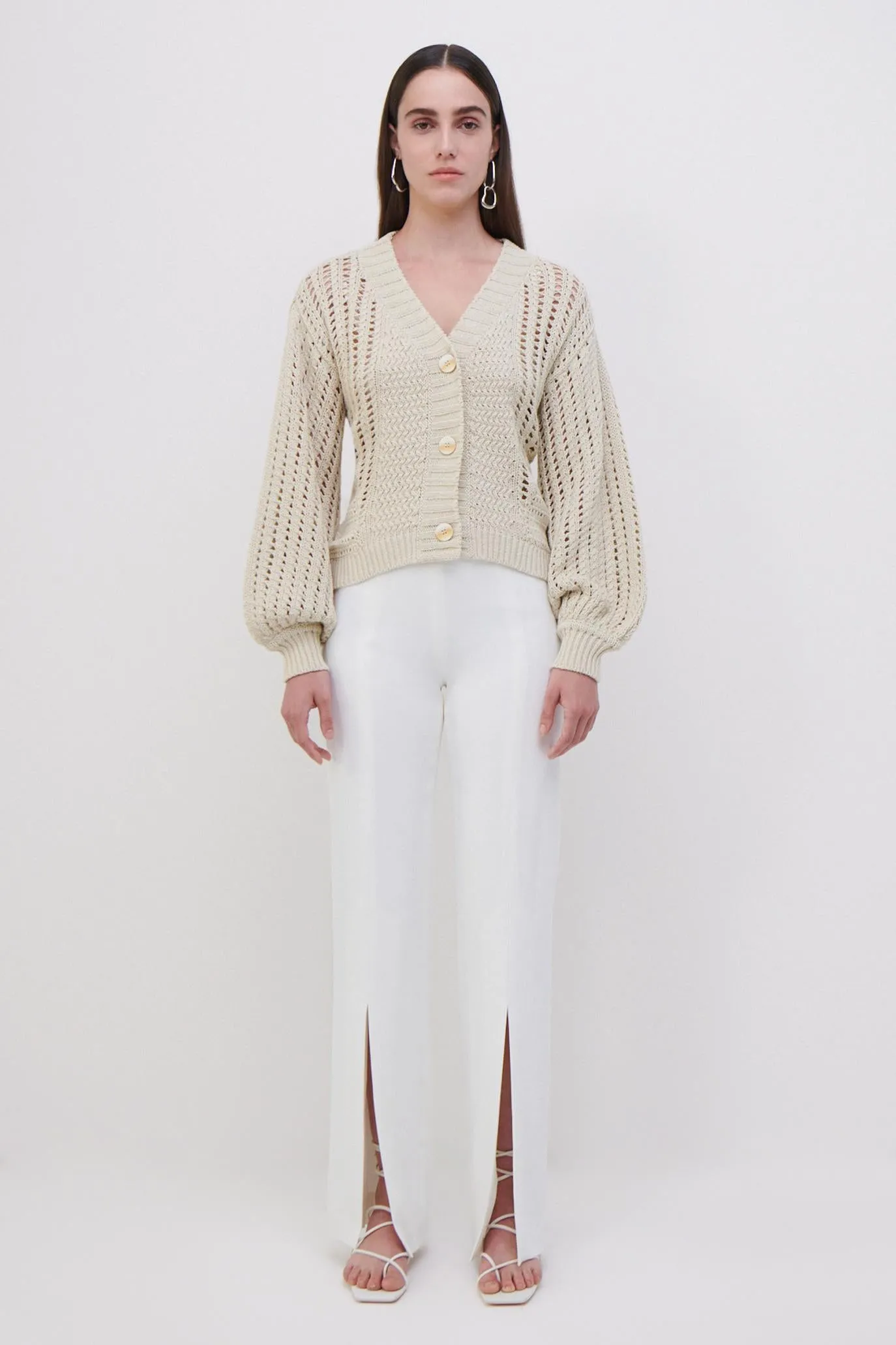 Amara Crochet Cardigan sold by Simkhai product image thumbnail 3