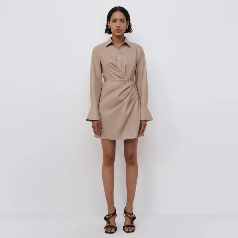 Lo Vegan Leather Mini Dress sold by Simkhai