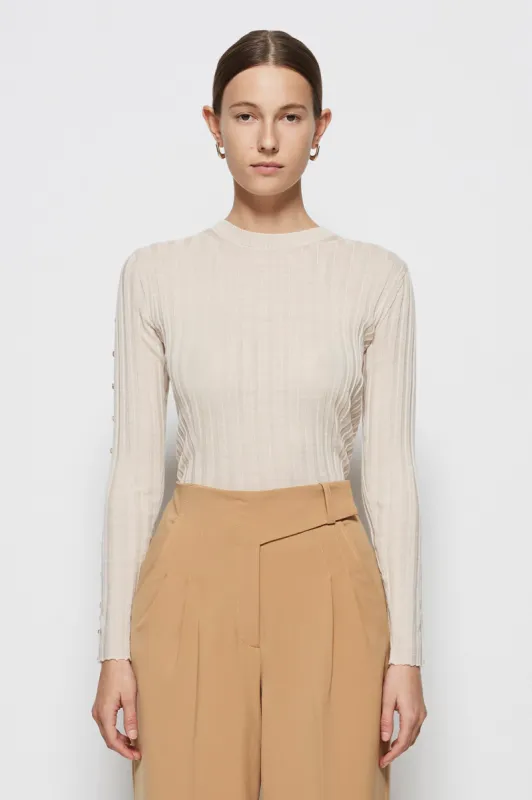 Aria Fine Wool Pullover made by Simkhai