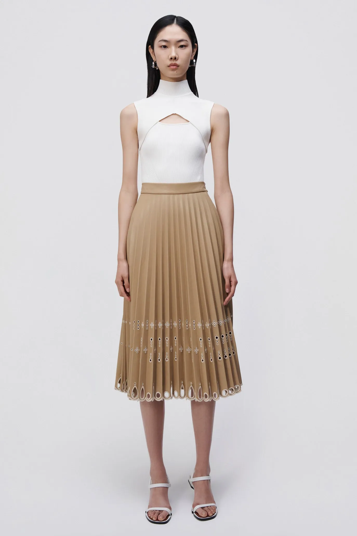 Harden Vegan Leather Midi Skirt sold by Simkhai product image thumbnail 5