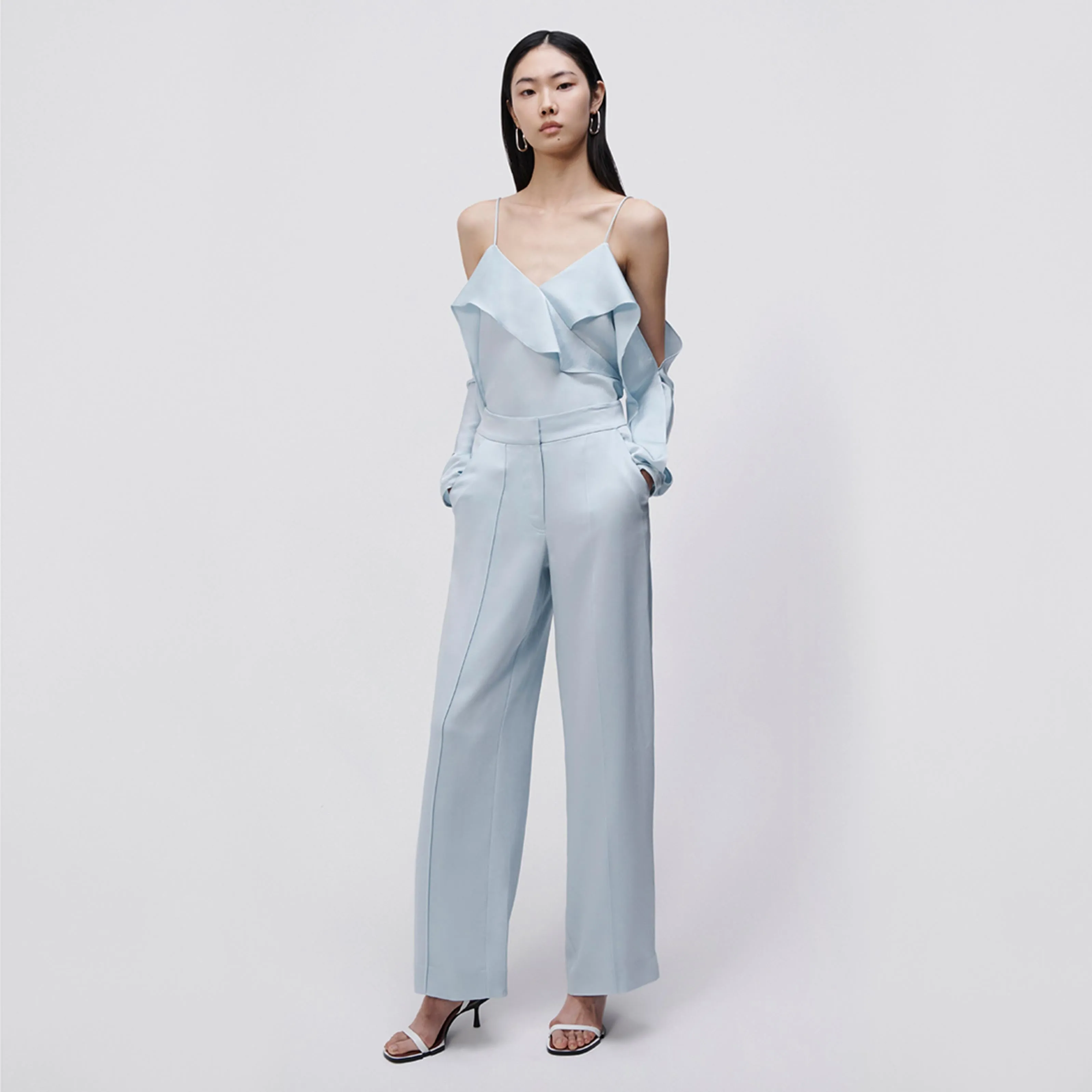 Kyra Wide Leg Pant sold by Simkhai