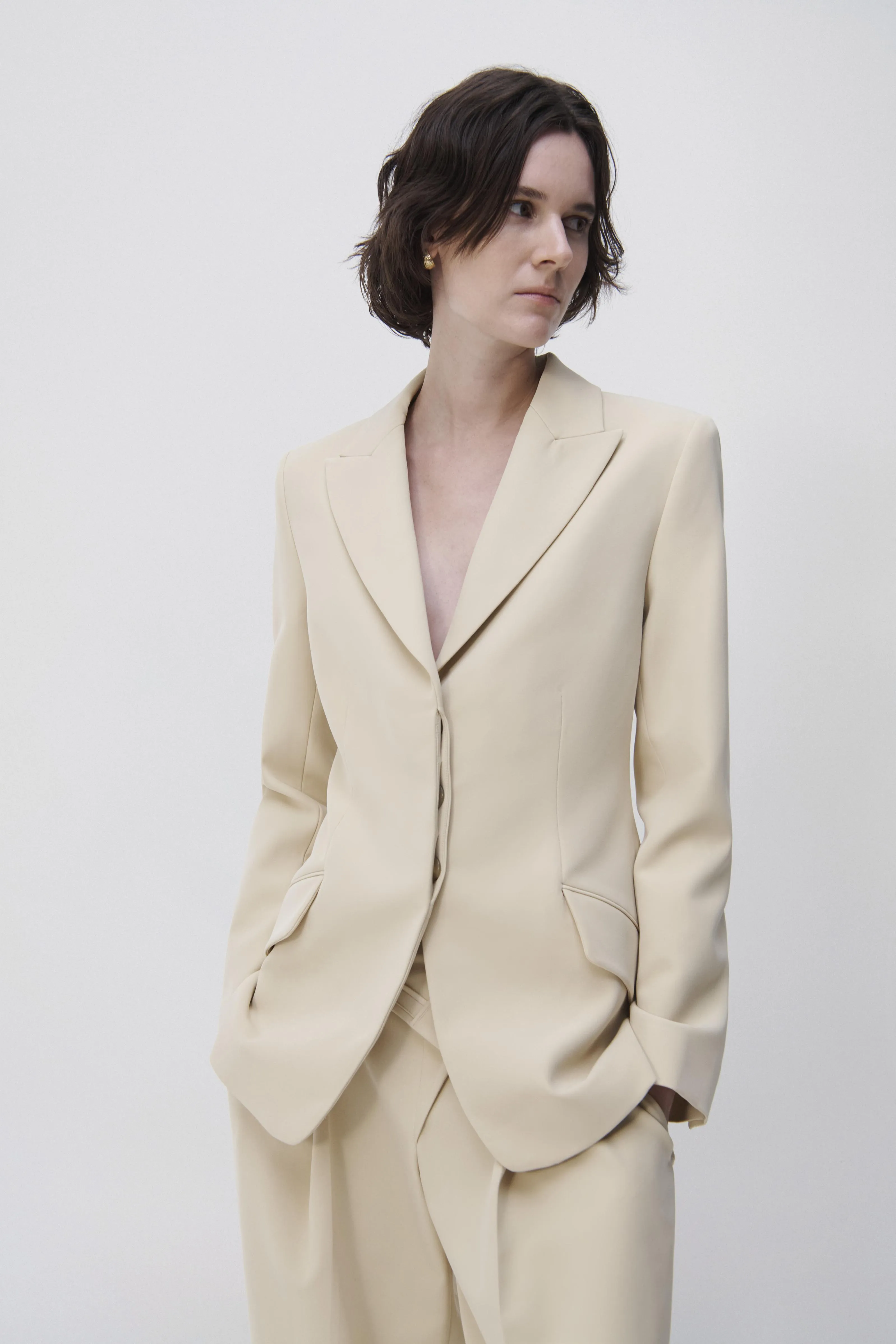 Aleksa Sculpted Blazer sold by Simkhai product image thumbnail 2