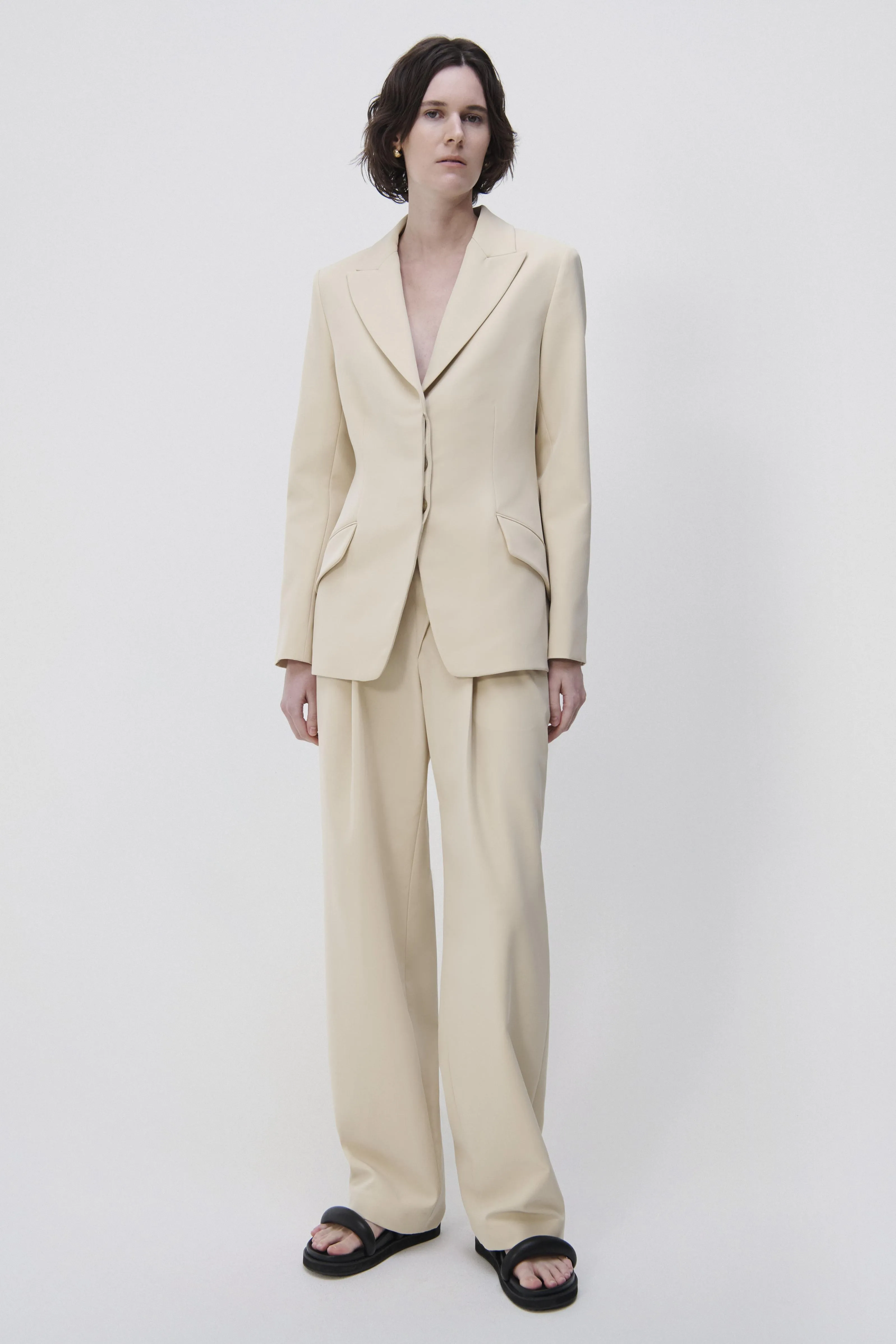 Aleksa Sculpted Blazer sold by Simkhai product image thumbnail 3