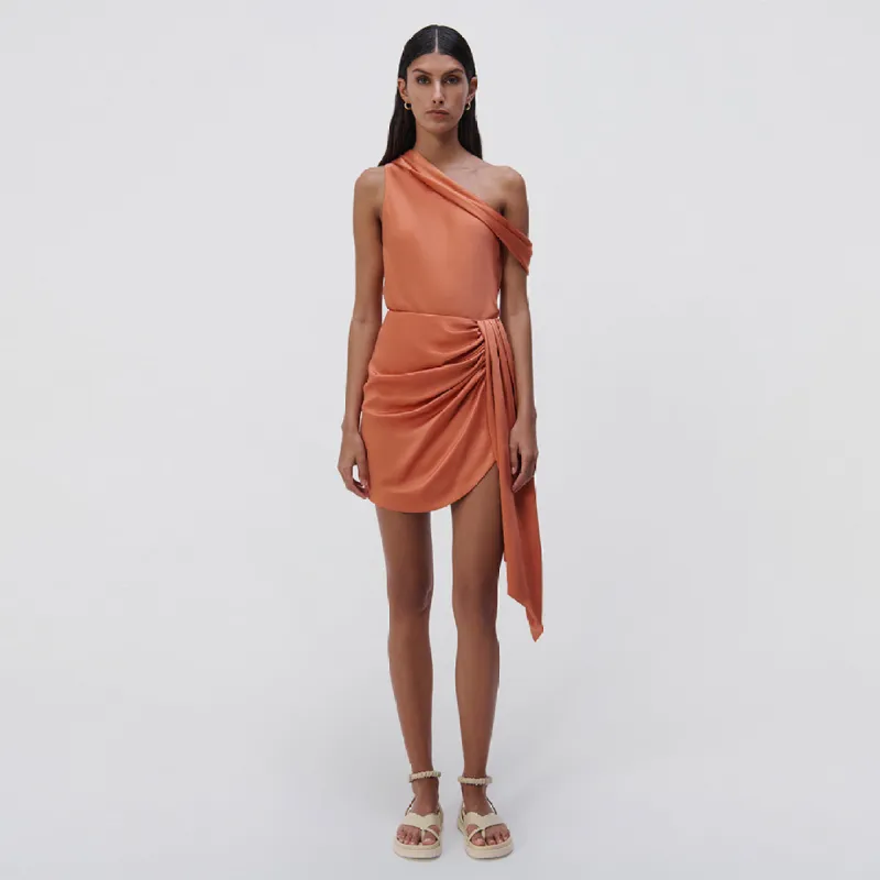 Mae Draped Mini Skirt made by Simkhai