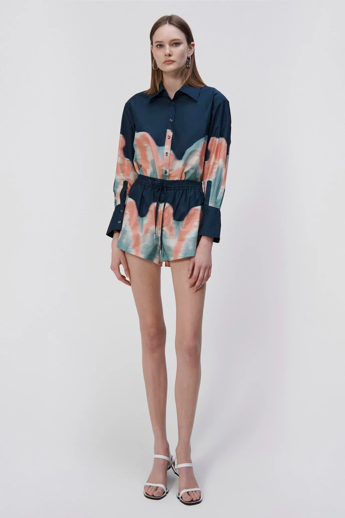 Avila Cotton Poplin Shirt sold by Simkhai product image thumbnail 3