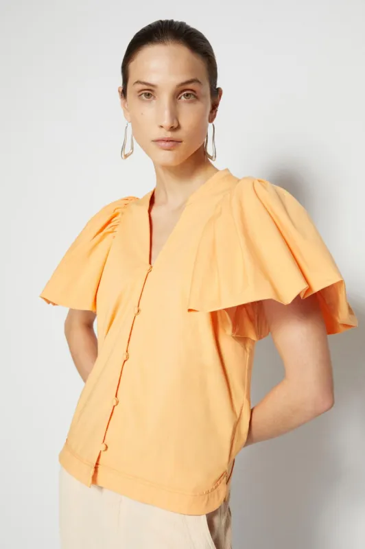 Hallie Poplin Top sold by Simkhai