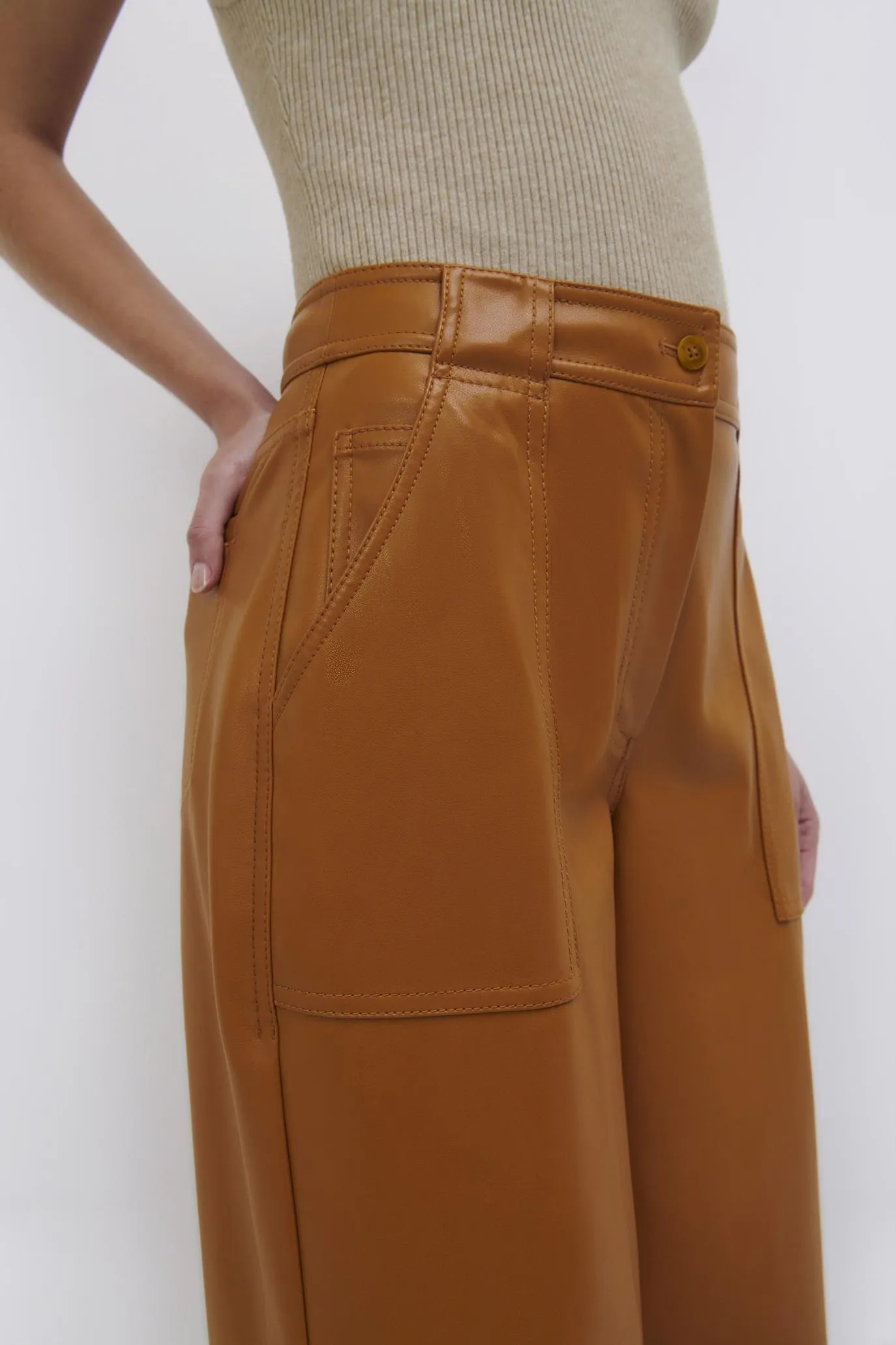 Judah Vegan Leather Pant sold by Simkhai product image thumbnail 5