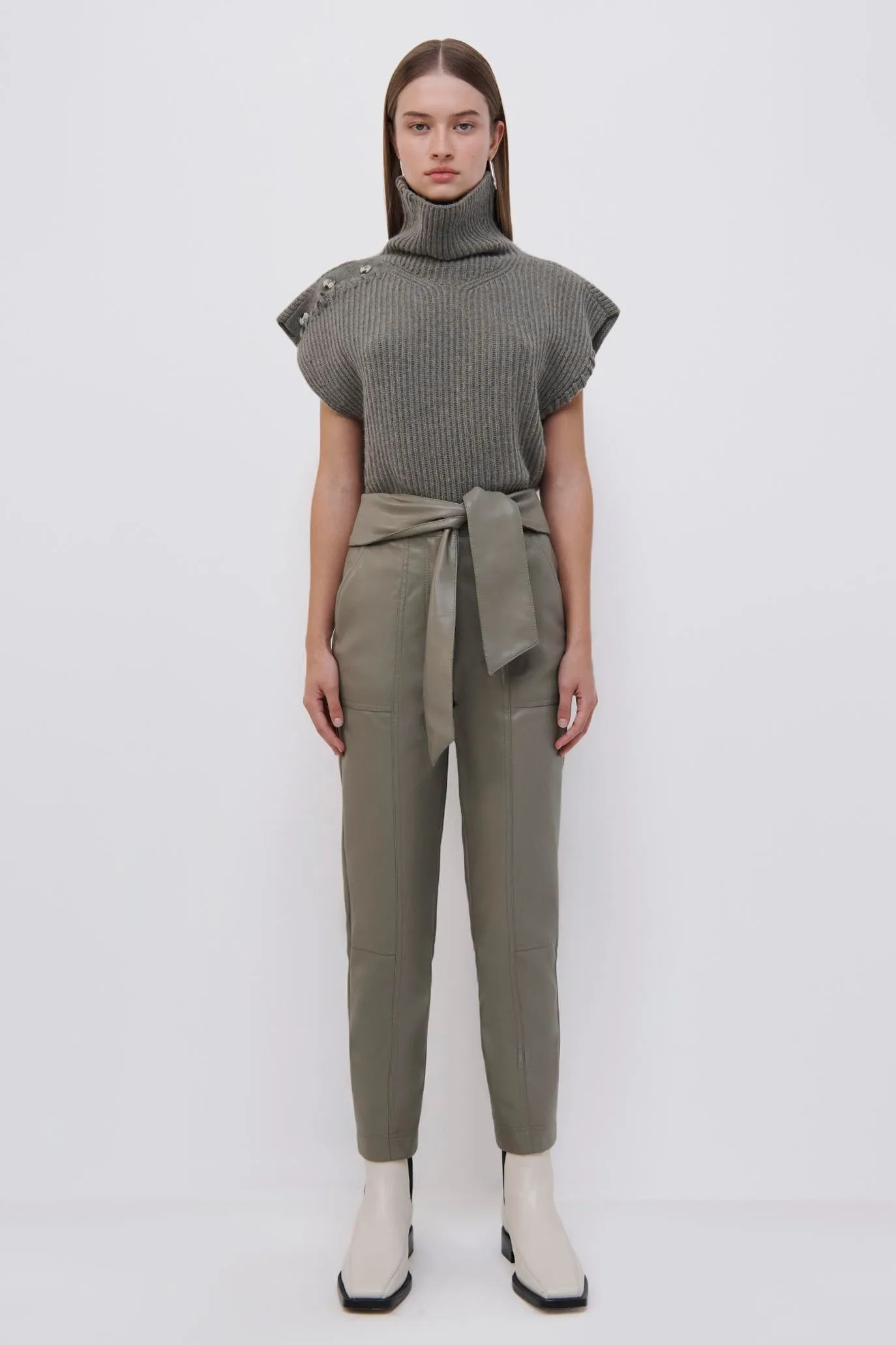 Tessa Vegan Leather Pant sold by Simkhai product image thumbnail 5