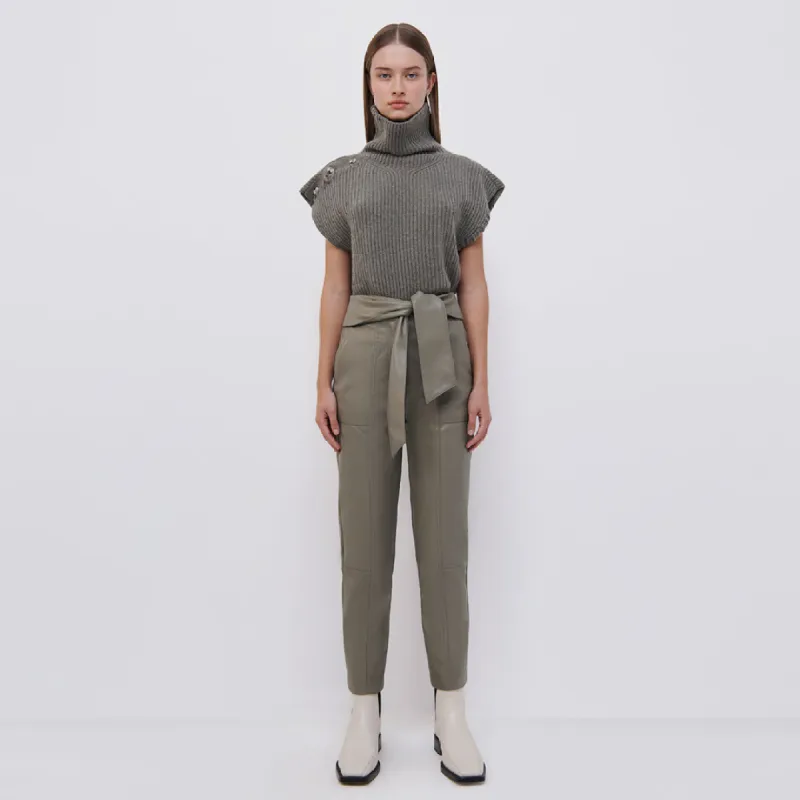 Tessa Vegan Leather Pant sold by Simkhai