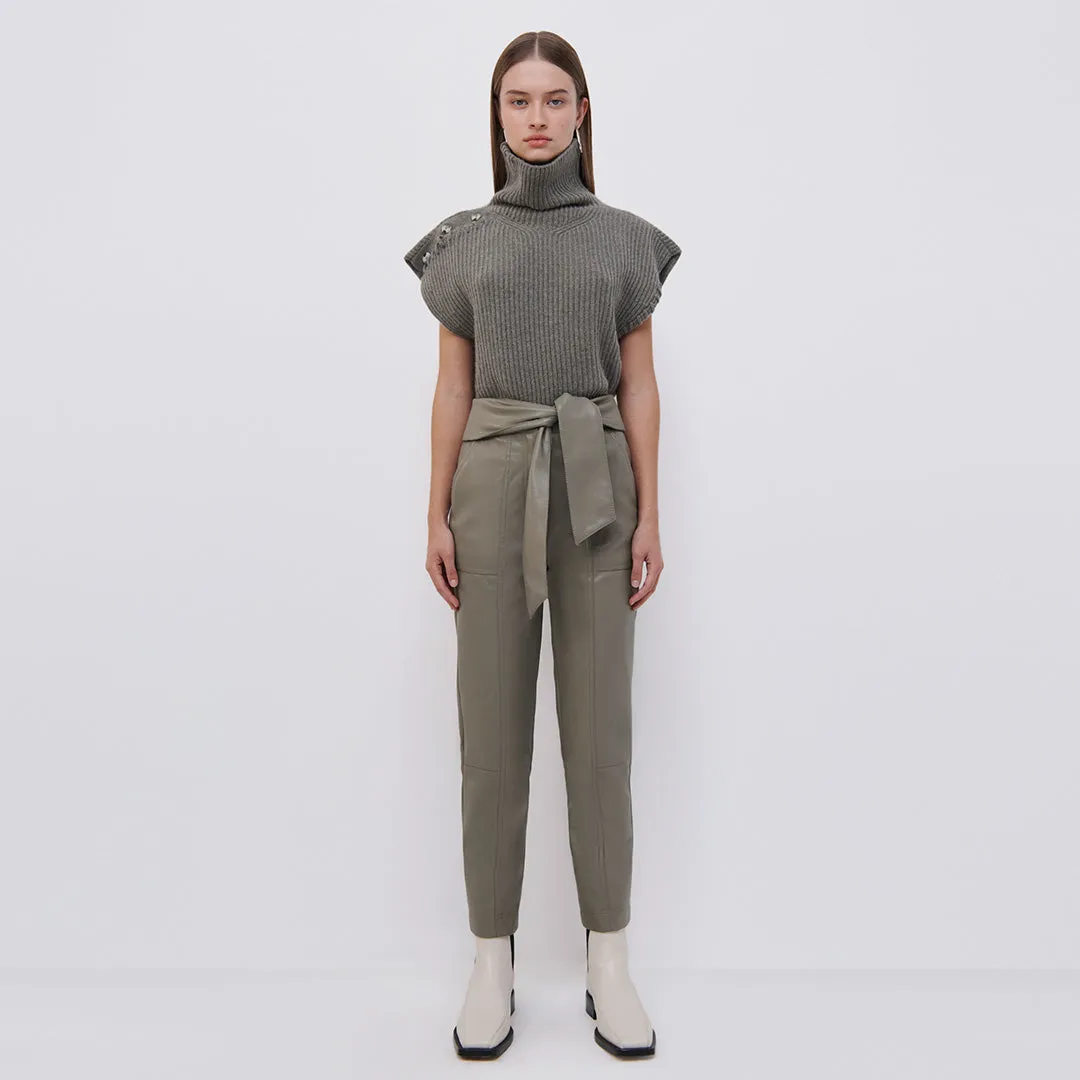 Tessa Vegan Leather Pant sold by Simkhai