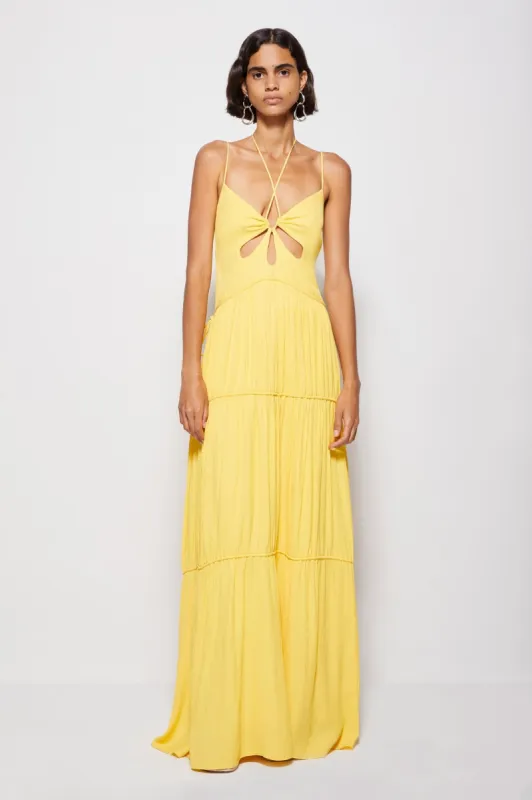 Lina Teardrop Maxi Dress sold by Simkhai