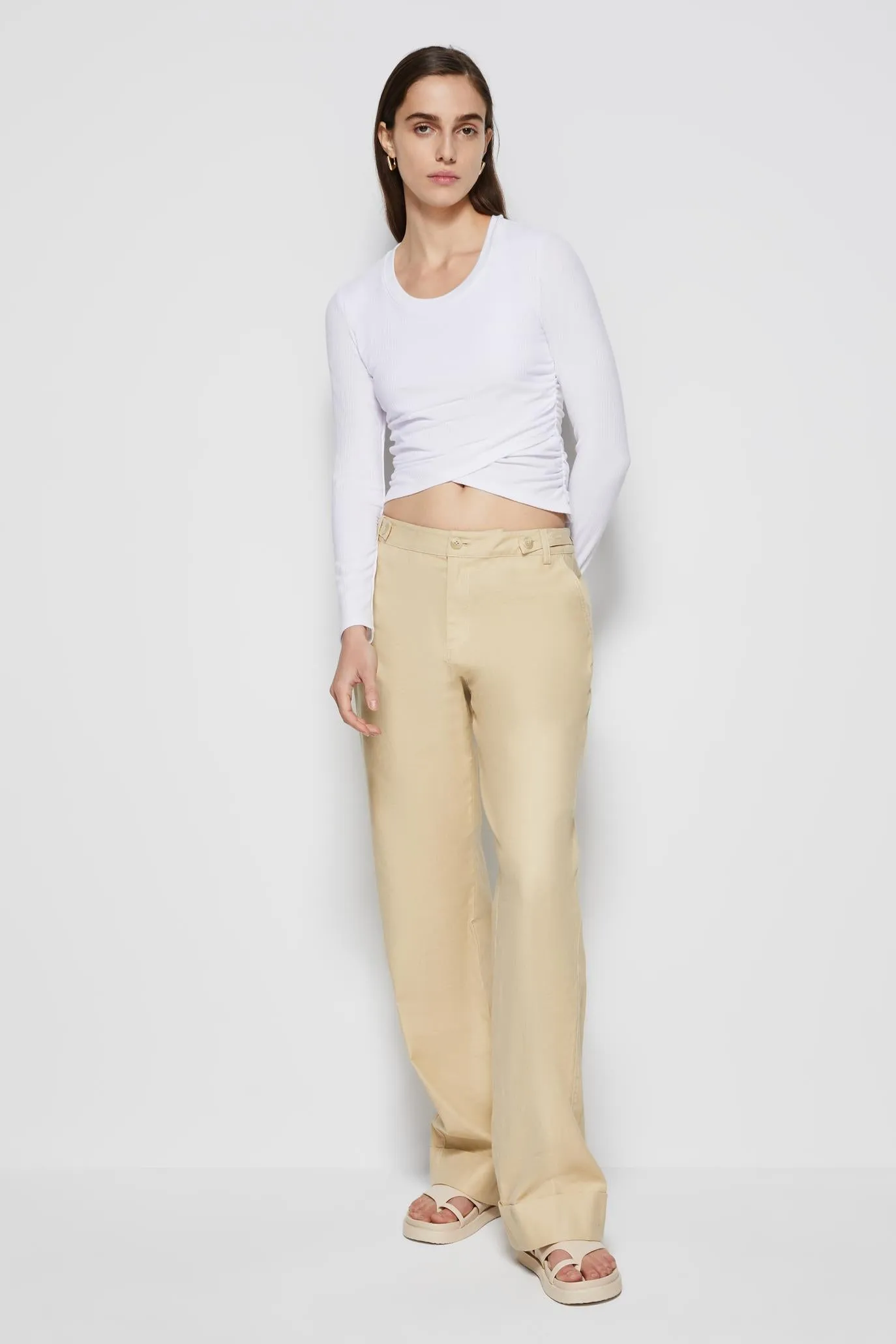 Suzy Shaping Wrap Top sold by Simkhai product image thumbnail 3