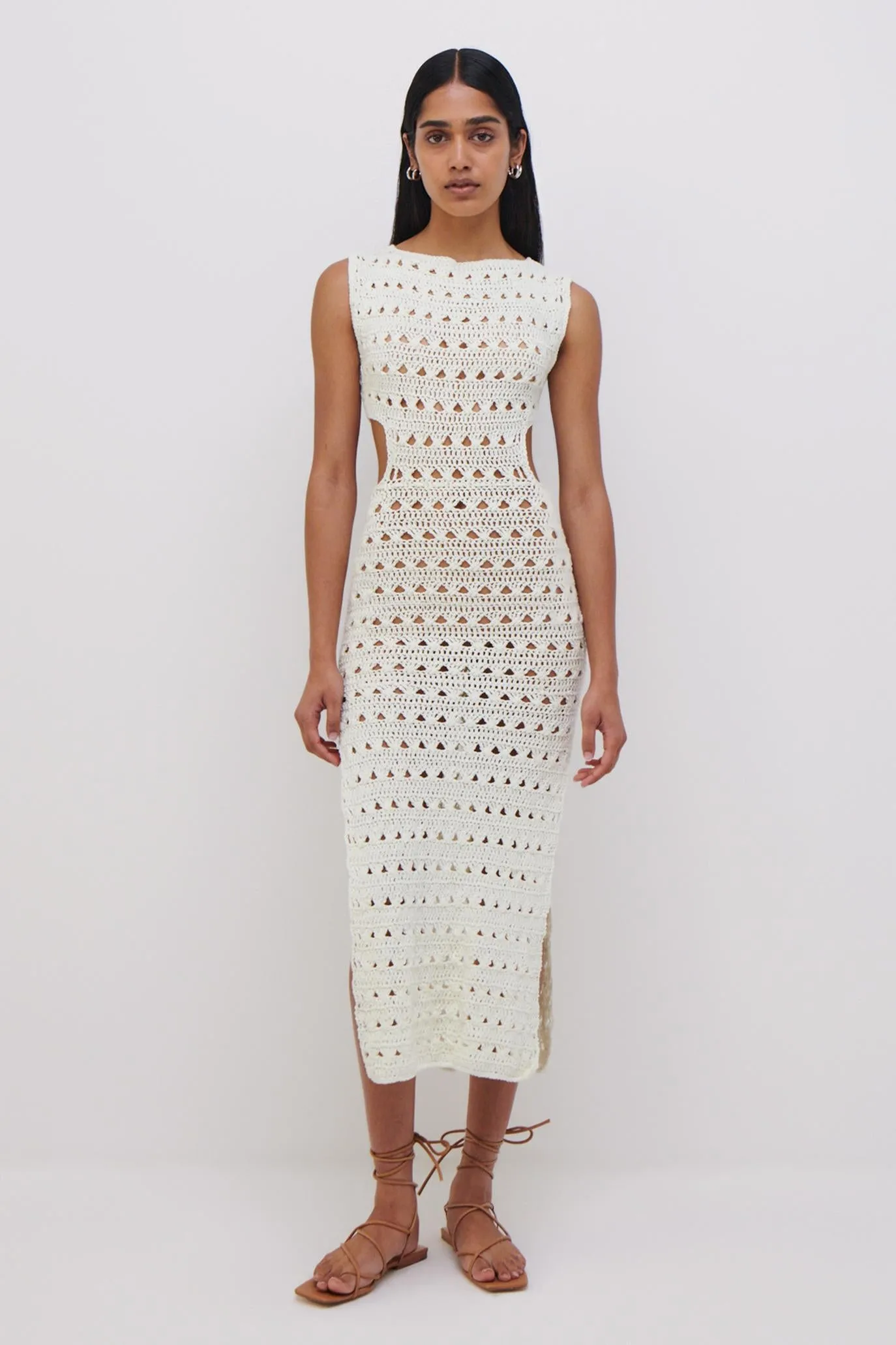 JS x Elexiay Crochet Dress sold by Simkhai product image thumbnail 2