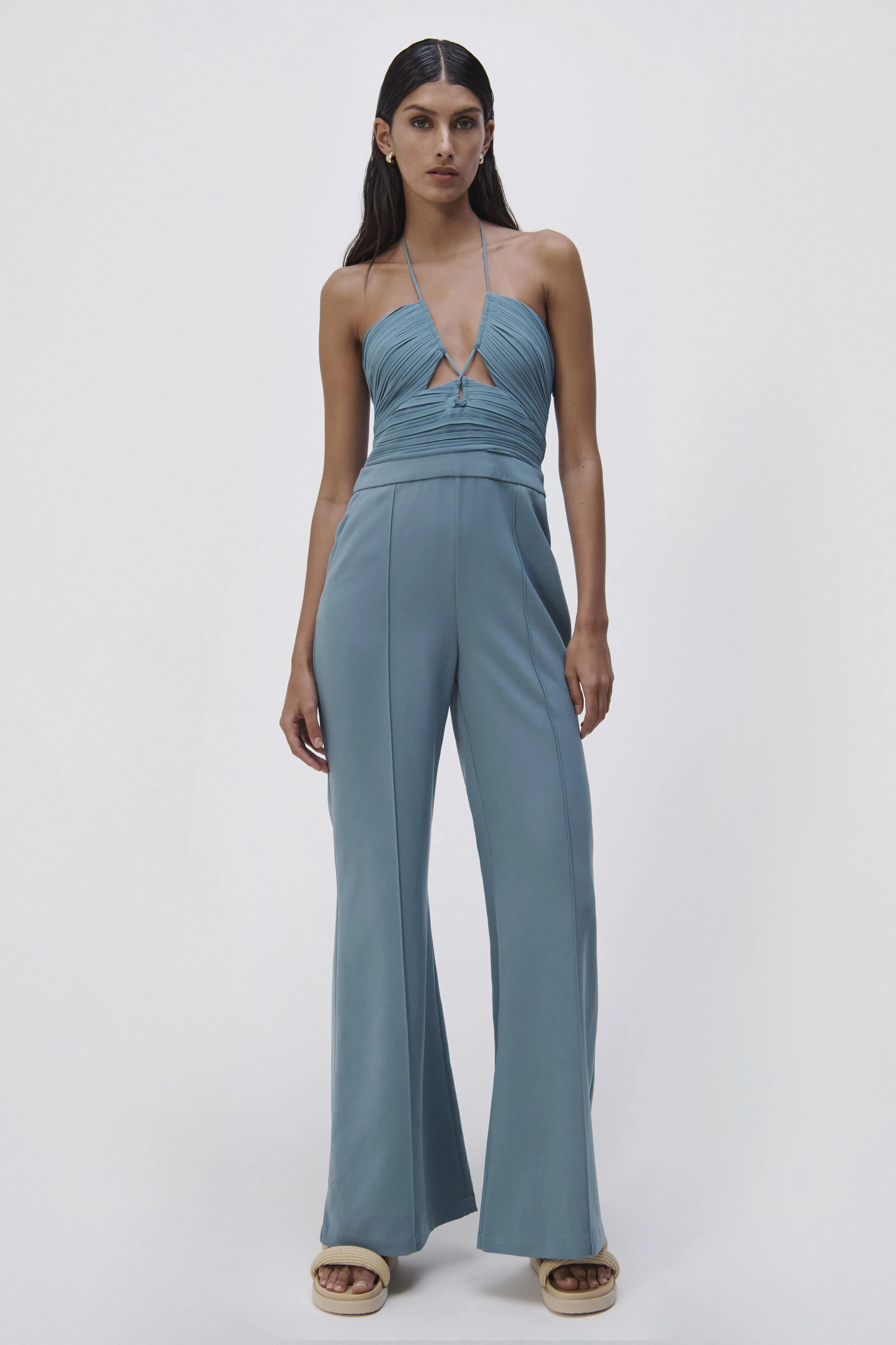 Gala Plisse Jumpsuit sold by Simkhai product image thumbnail 2