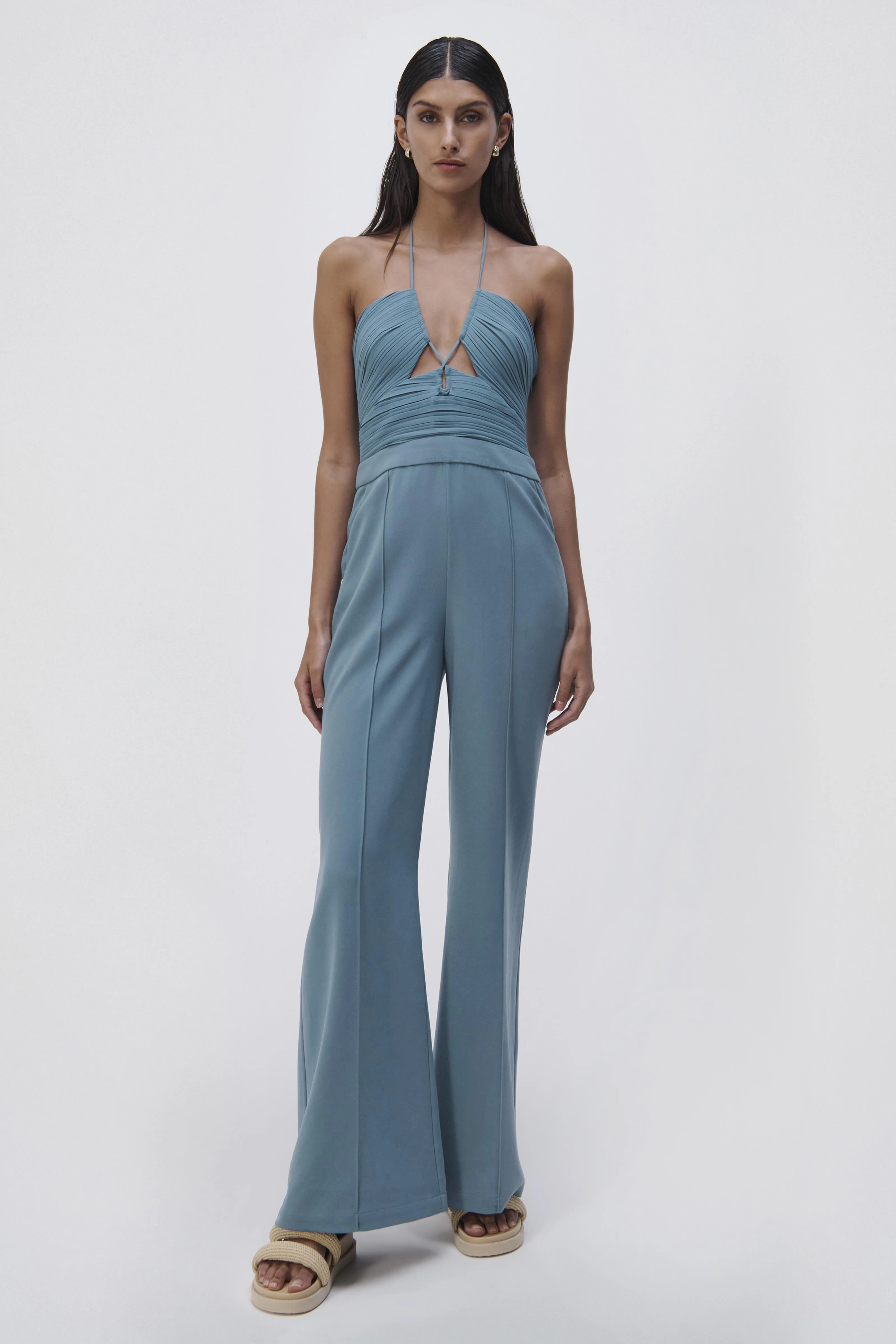 Gala Plisse Jumpsuit sold by Simkhai product image thumbnail 4