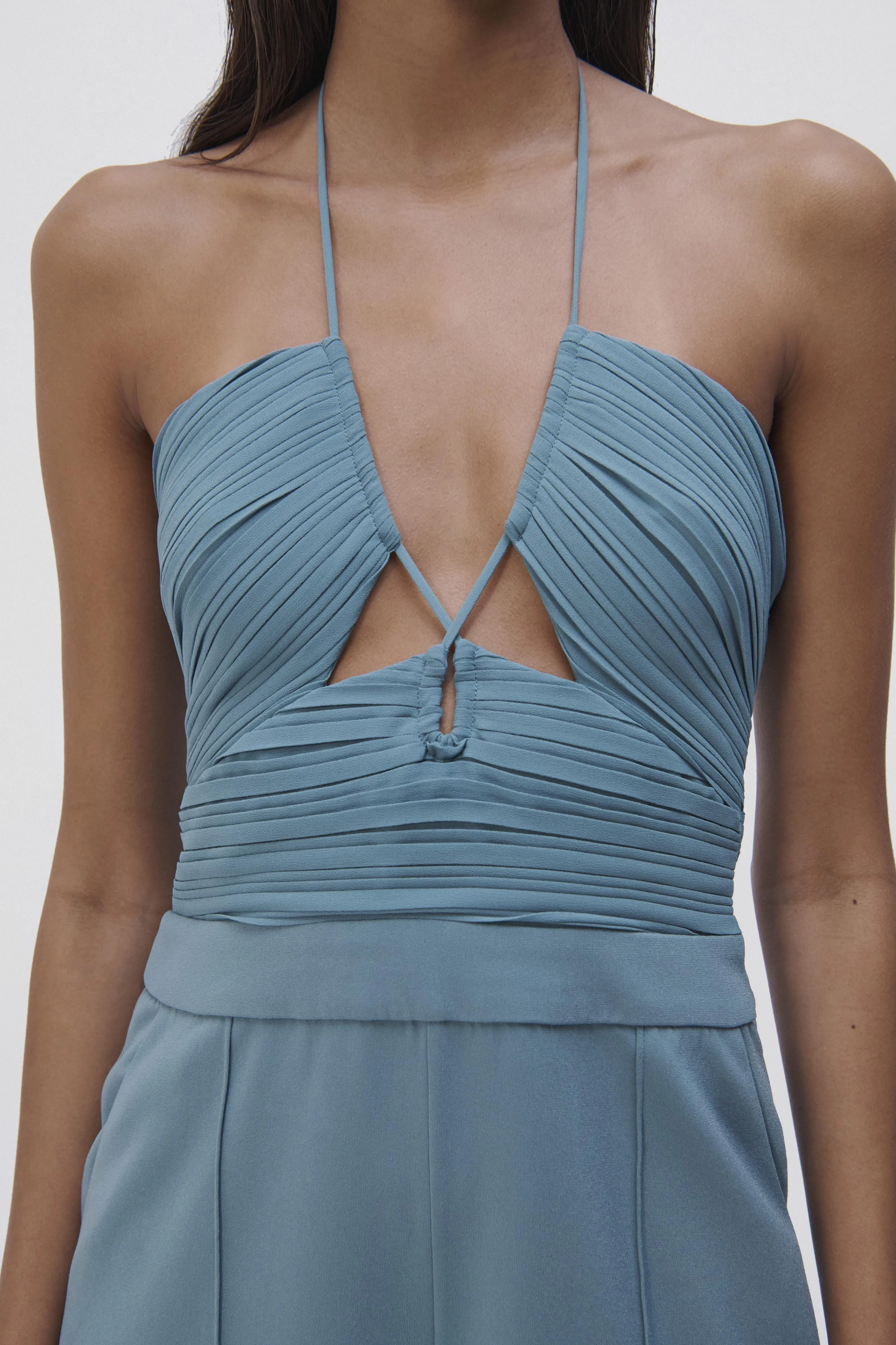 Gala Plisse Jumpsuit sold by Simkhai product image thumbnail 3