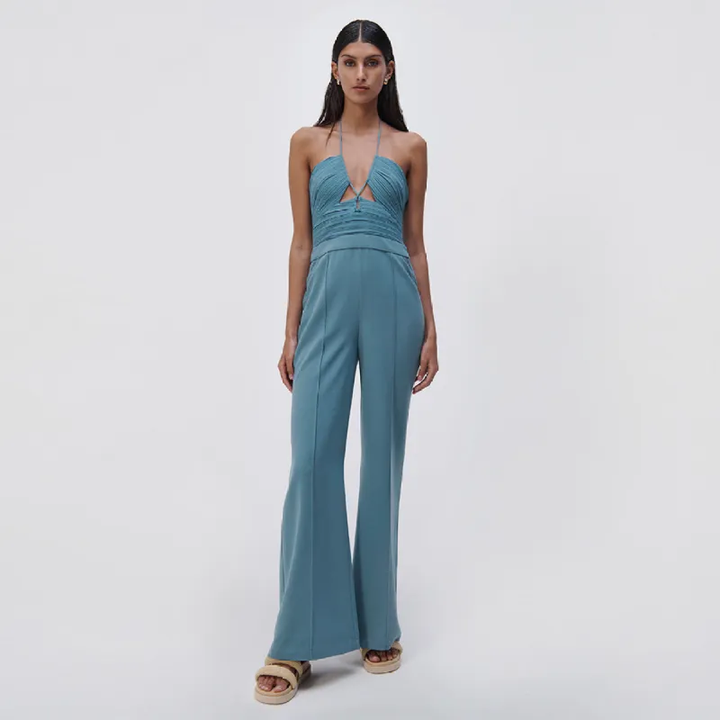 Gala Plisse Jumpsuit made by Simkhai
