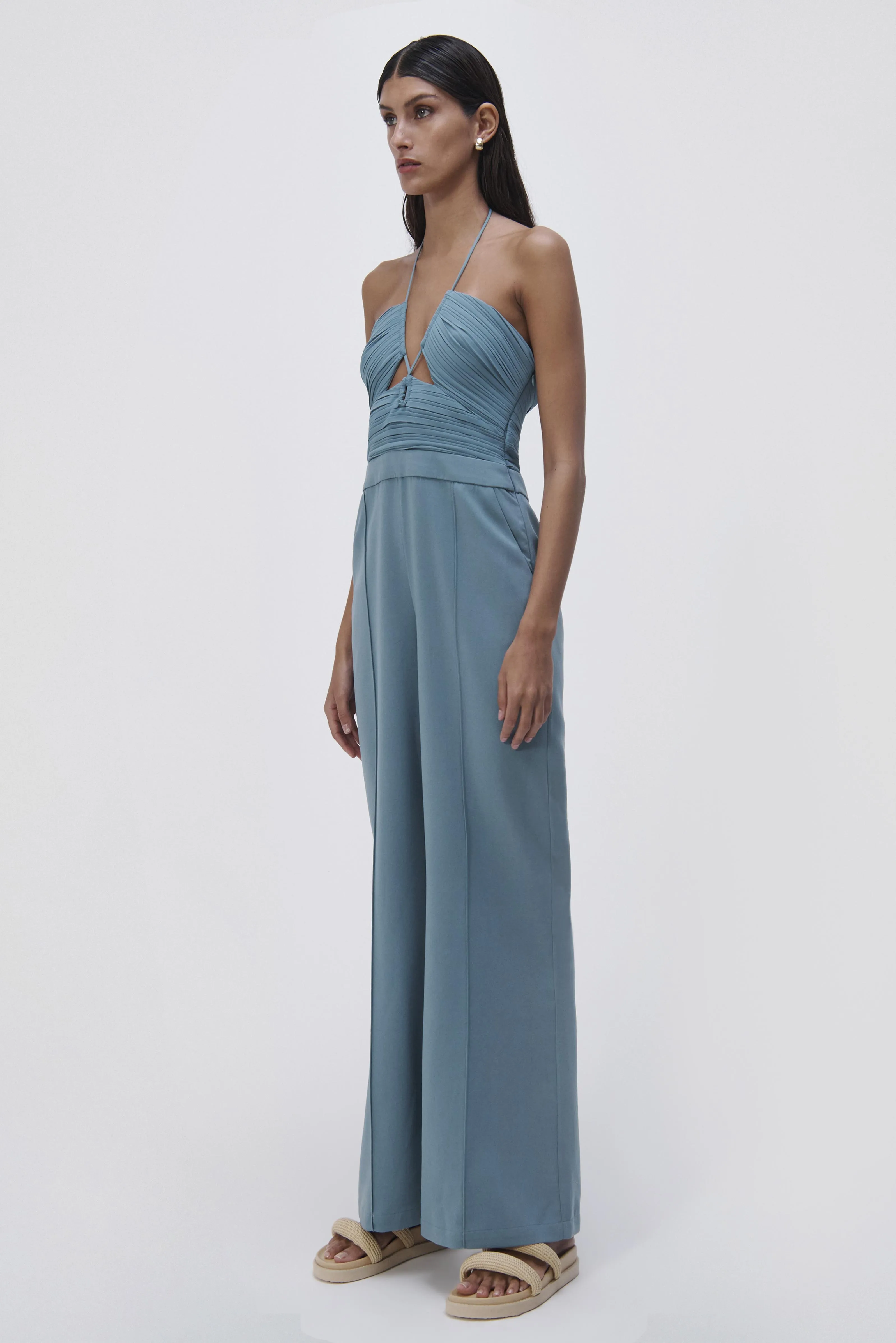 Gala Plisse Jumpsuit sold by Simkhai product image thumbnail 5