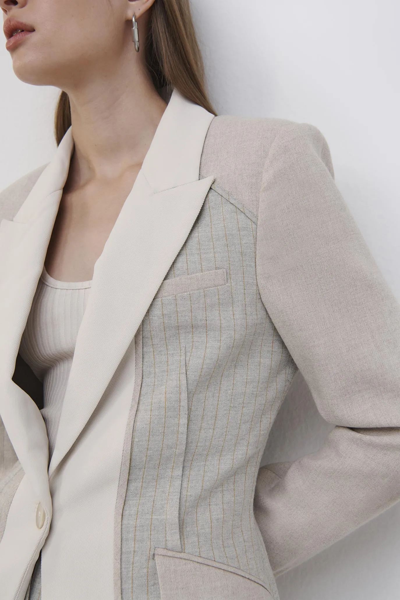 Cecile Patchwork Blazer sold by Simkhai product image thumbnail 3