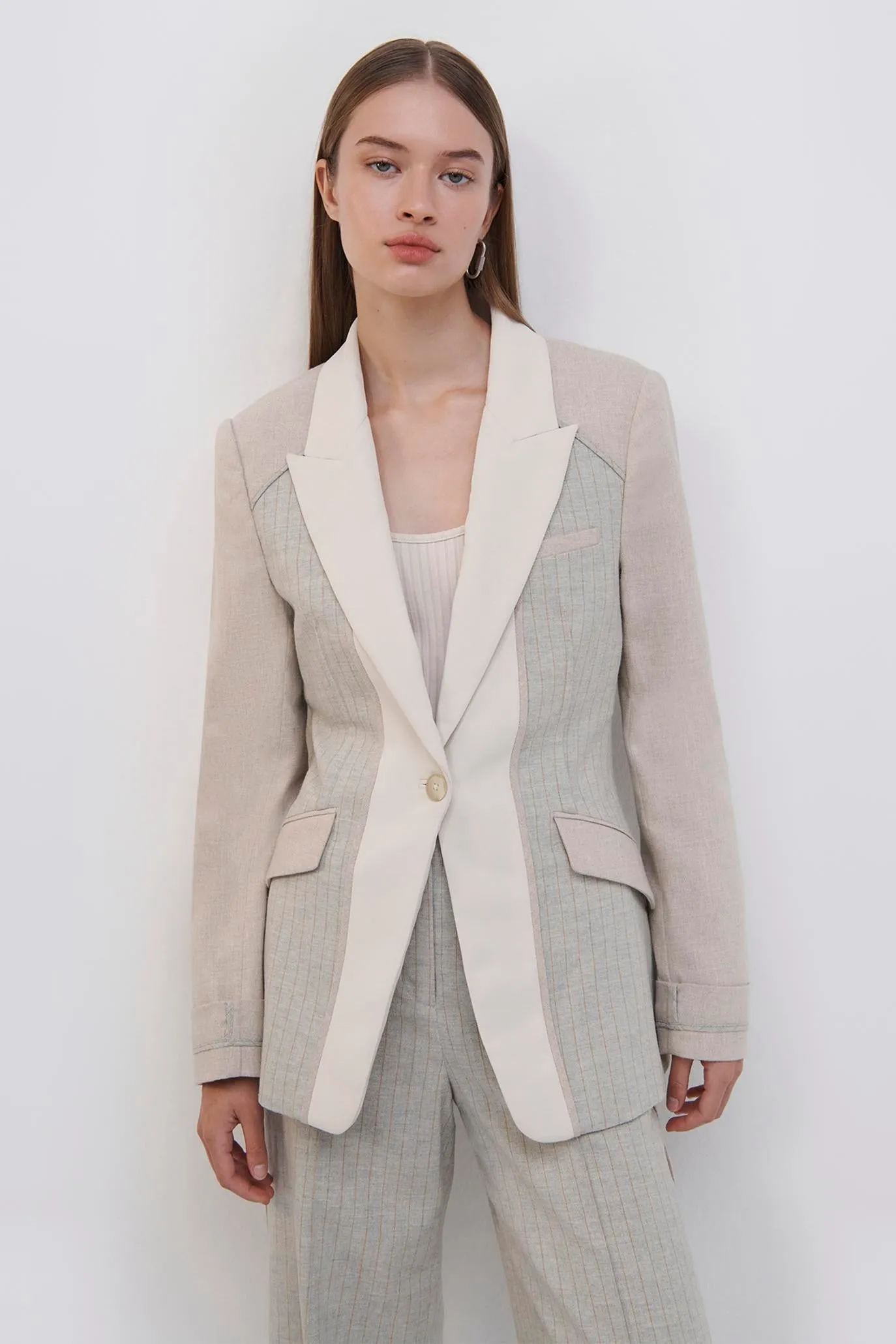 Cecile Patchwork Blazer sold by Simkhai product image thumbnail 2