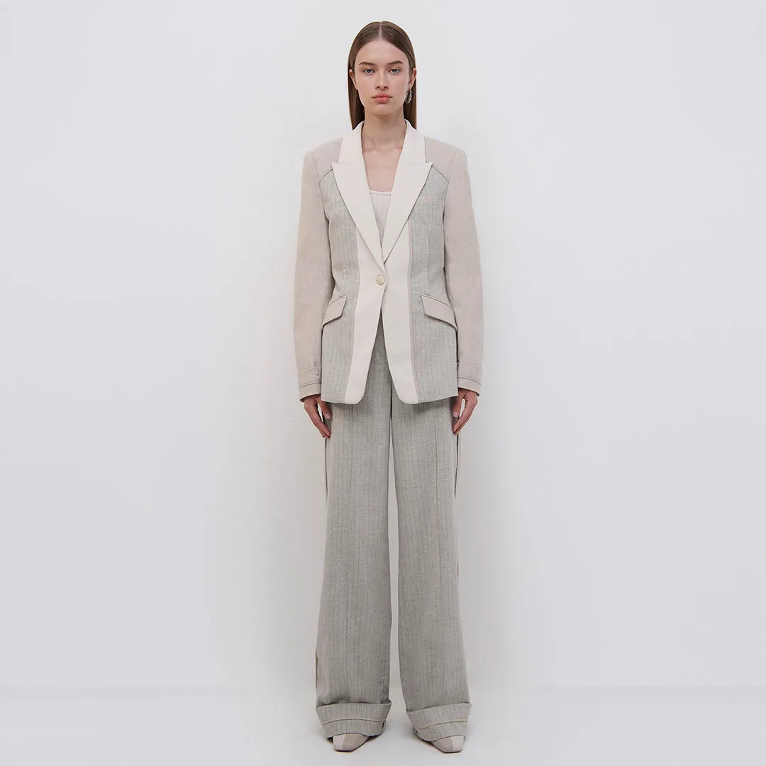 Cecile Patchwork Blazer sold by Simkhai