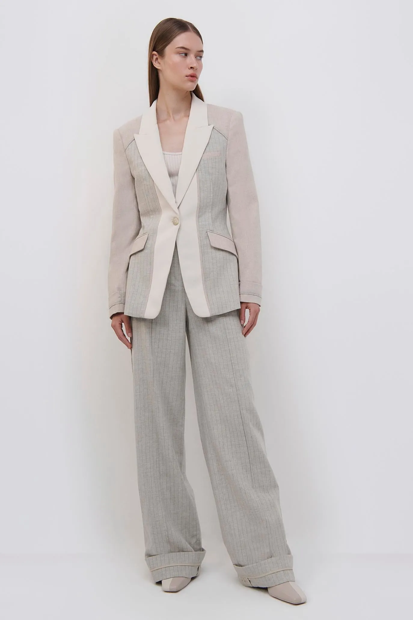 Cecile Patchwork Blazer sold by Simkhai product image thumbnail 5