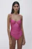 Laine Satin One Piece sold by Simkhai