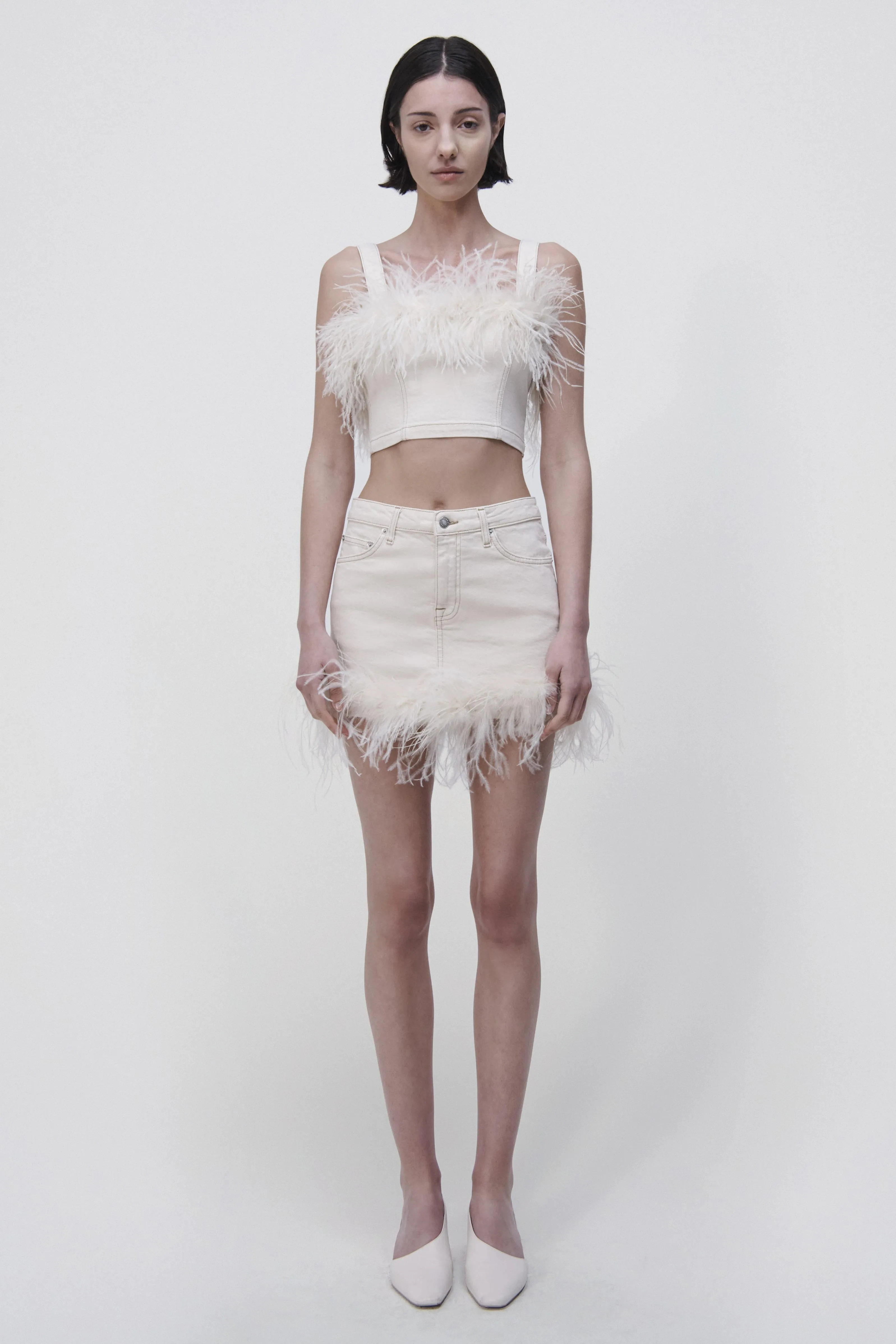 Federica Mini Skirt sold by Simkhai