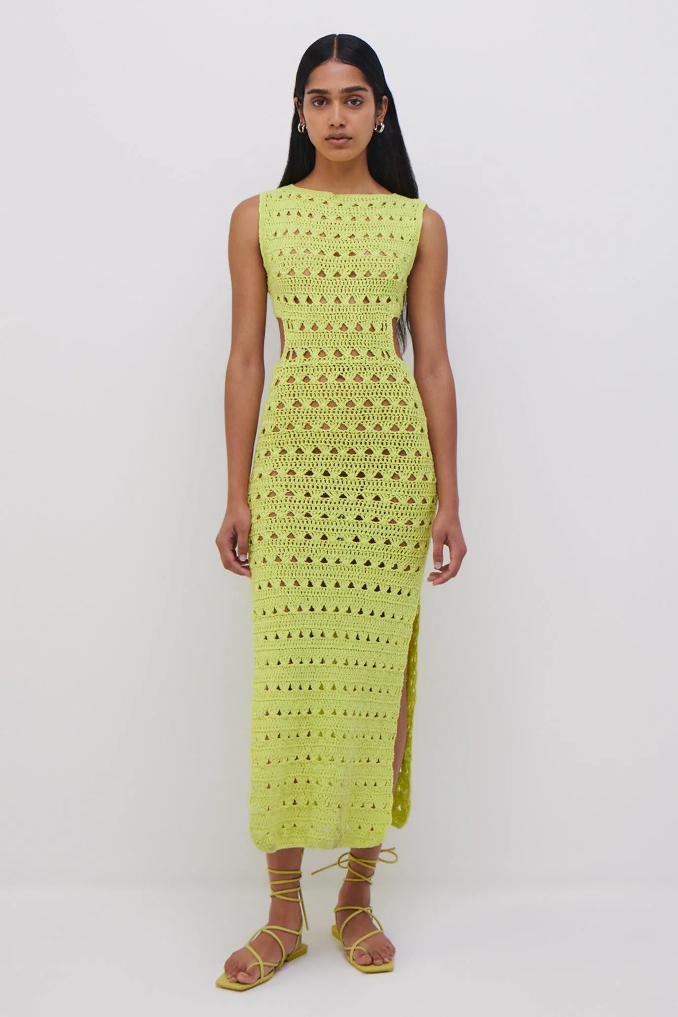 JS x Elexiay Crochet Dress sold by Simkhai product image thumbnail 2