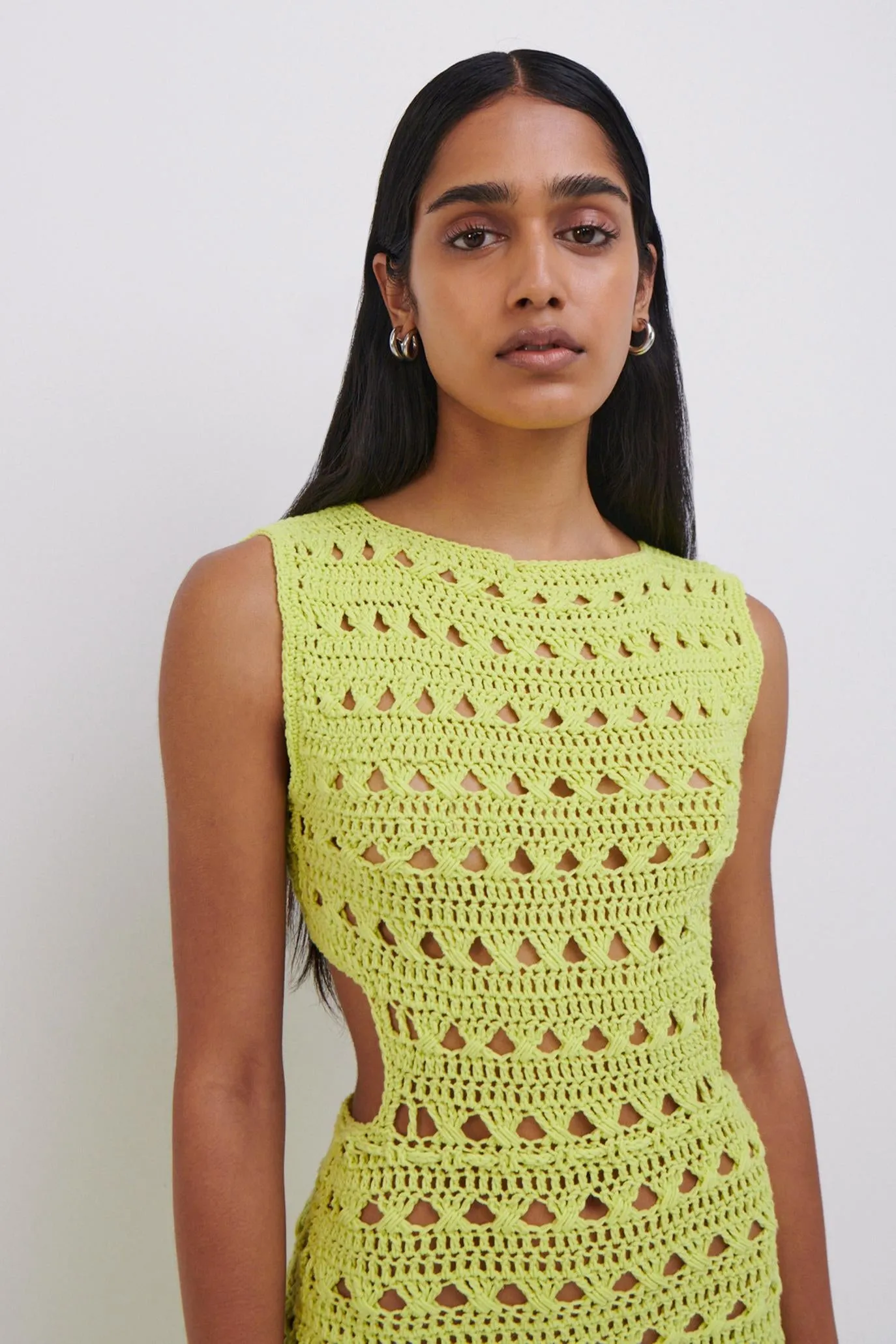 JS x Elexiay Crochet Dress sold by Simkhai product image thumbnail 3