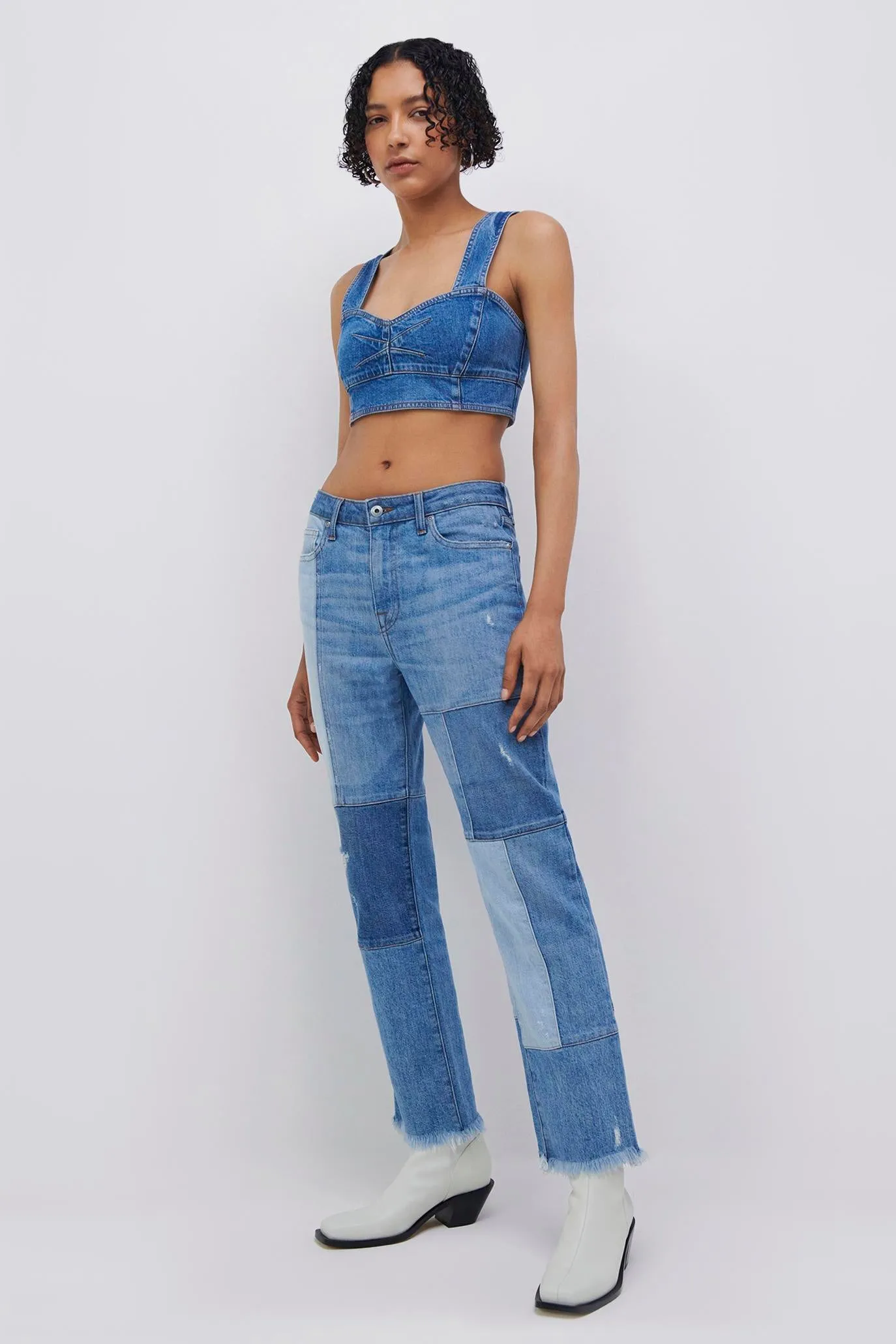 River Straight Leg Denim sold by Simkhai product image thumbnail 4