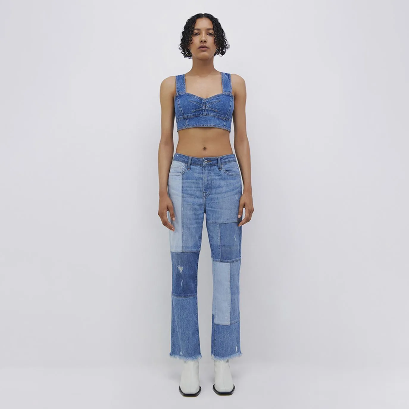 River Straight Leg Denim sold by Simkhai