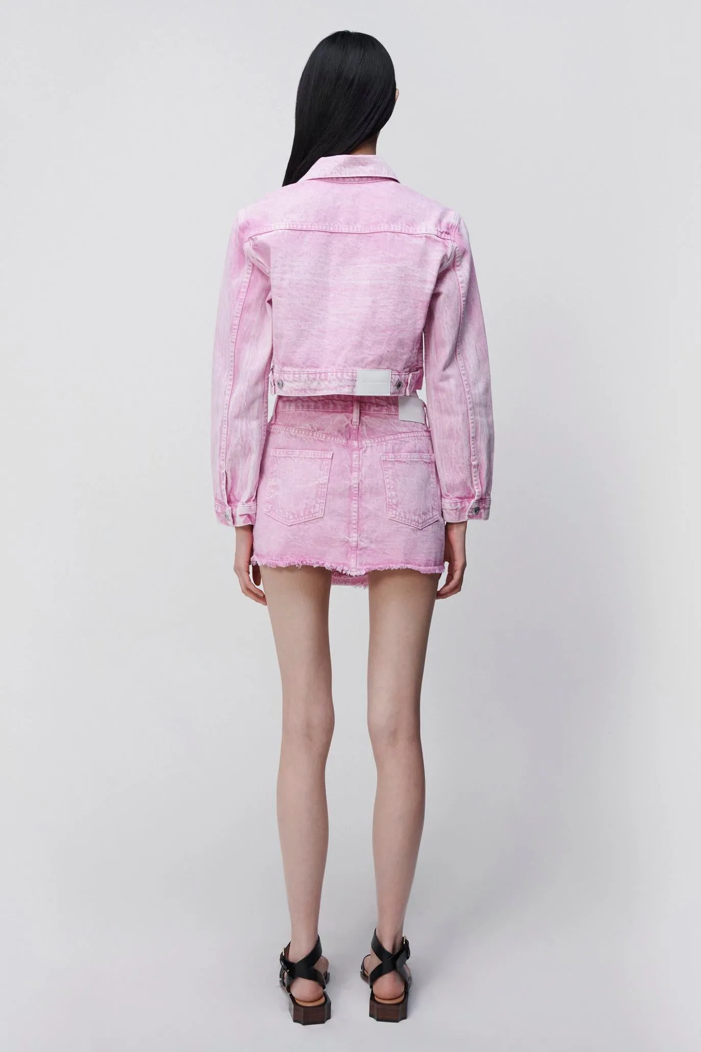 Malta Denim Mini Skirt sold by Simkhai product image thumbnail 5