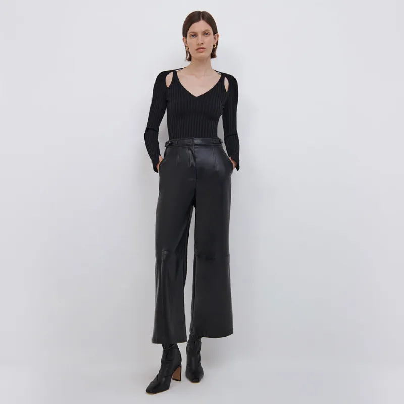 Sylvie Compact Rib Top made by Simkhai