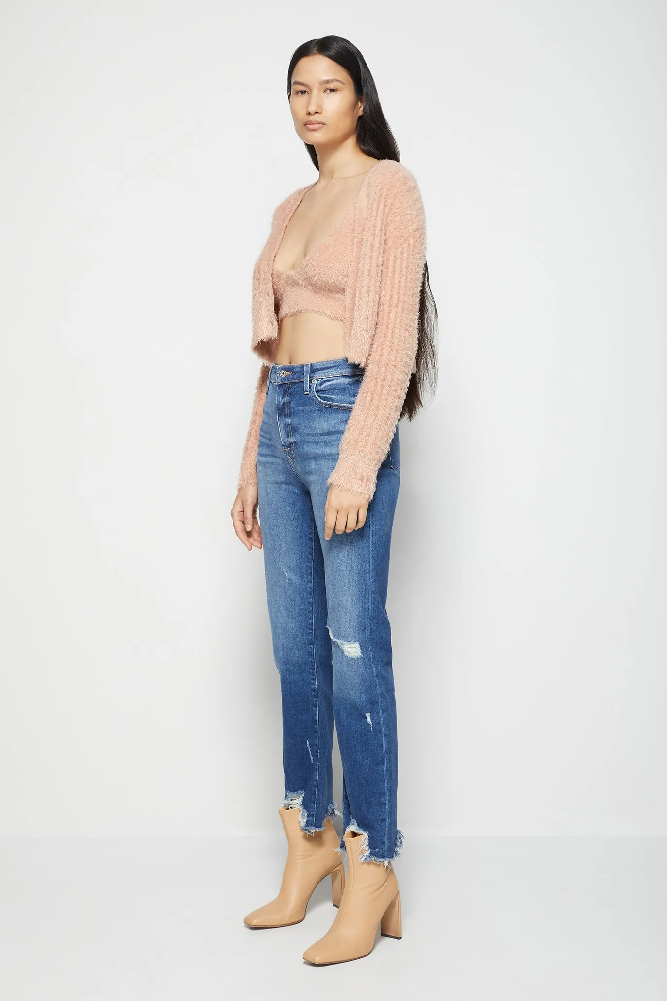 Maya Feathered Cardigan sold by Simkhai product image thumbnail 4